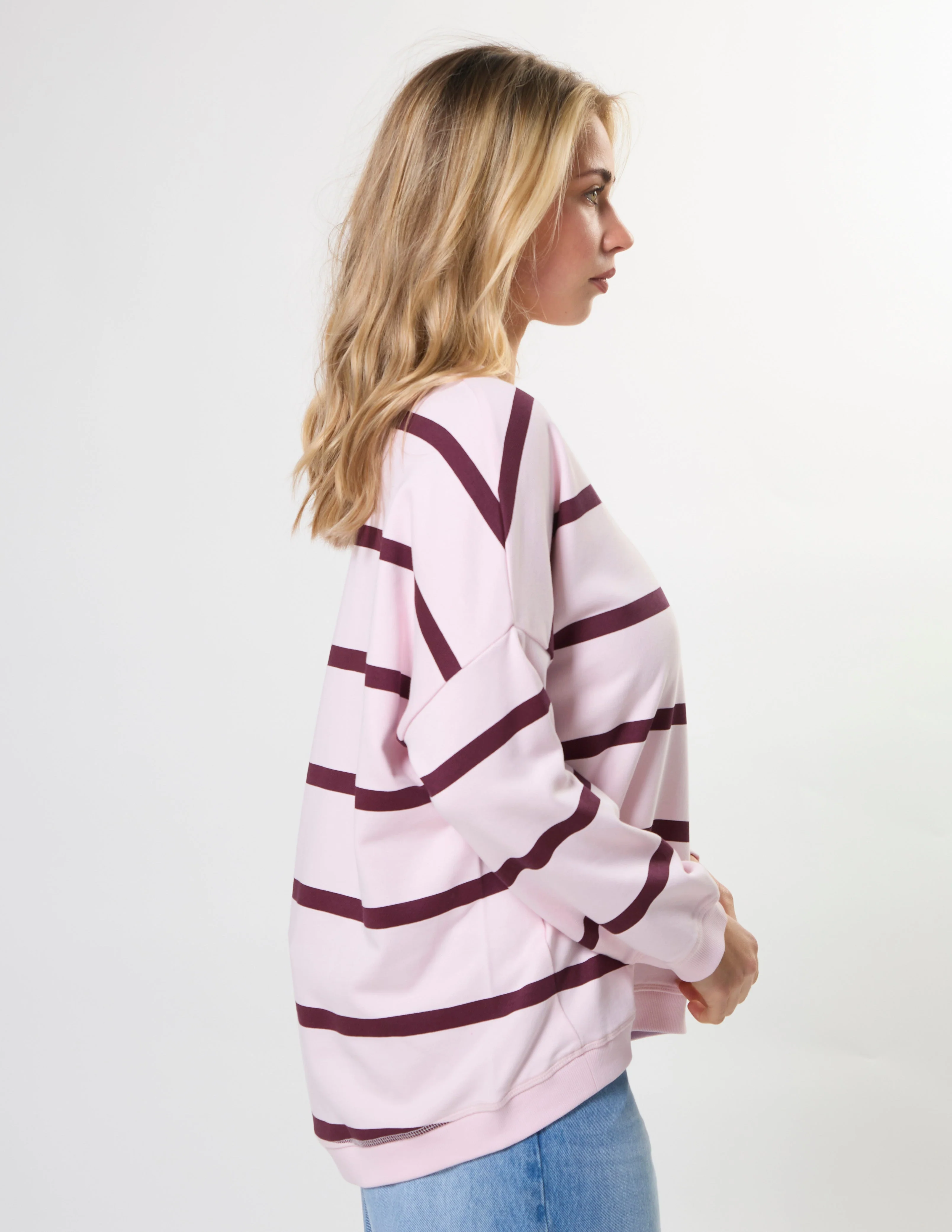 Stella + Gemma Newport Sweat Tulip Baby Cross Stripe - Image 5