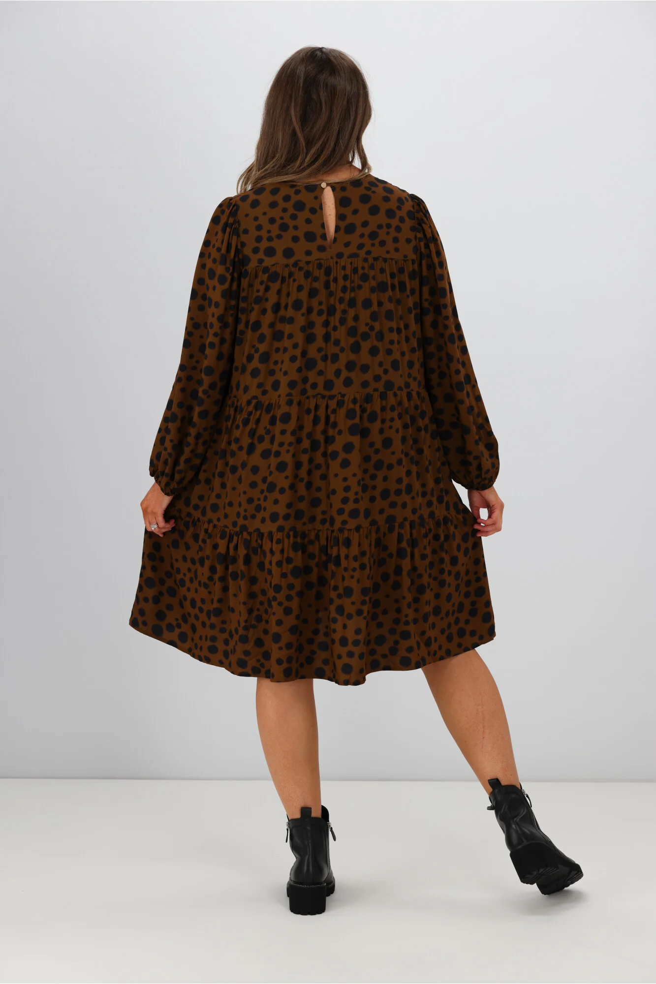 Stella + Gemma Prudence Dress Choco Cheetah - Image 7