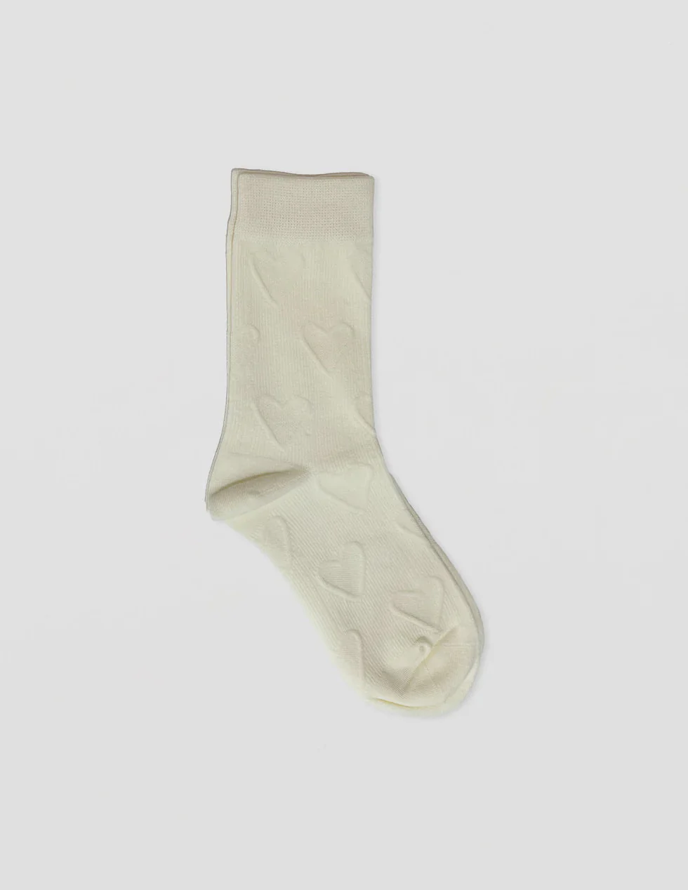 Stella + Gemma Socks With White Indent Hearts