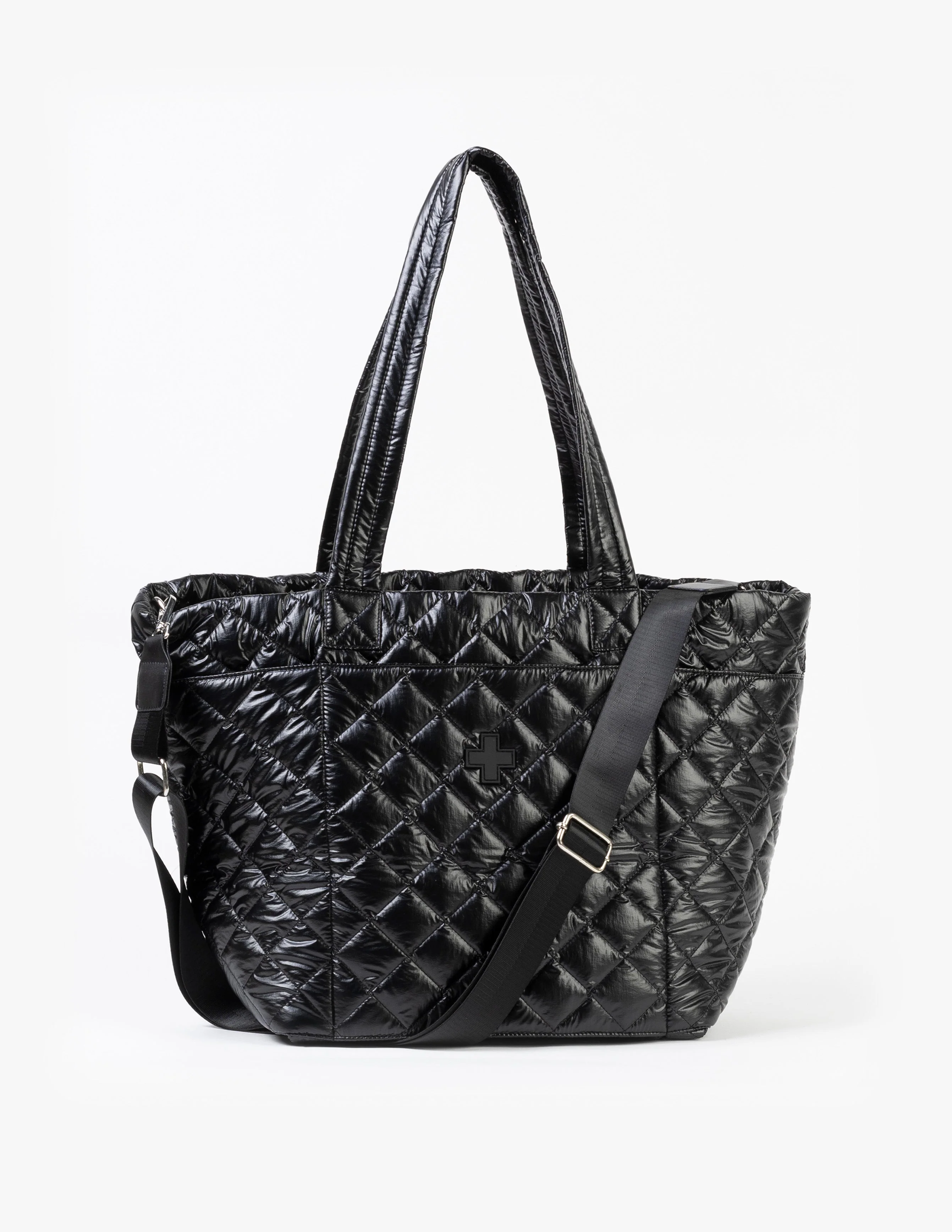 Stella + Gemma Tote Bag Quilted Black - Image 2