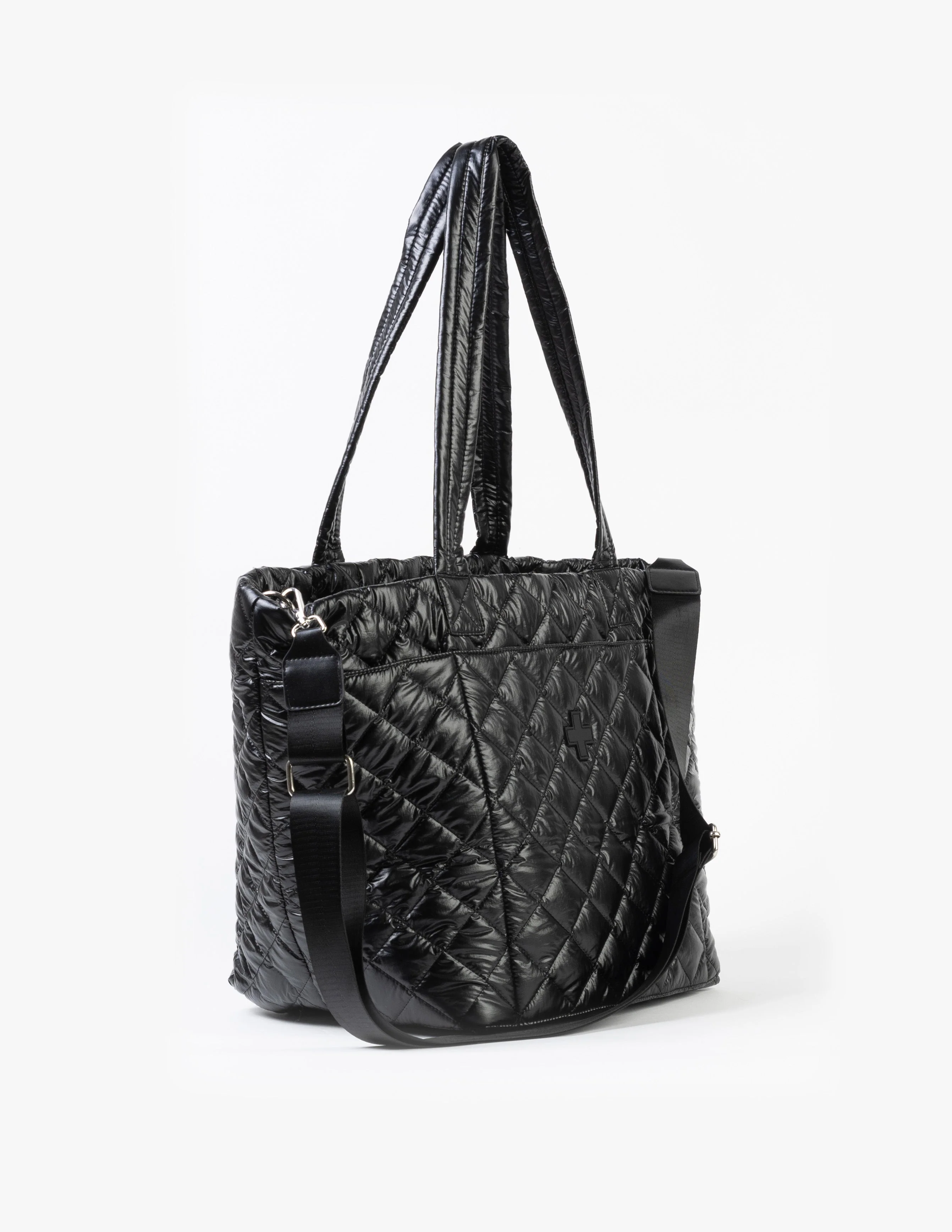 Stella + Gemma Tote Bag Quilted Black - Image 4