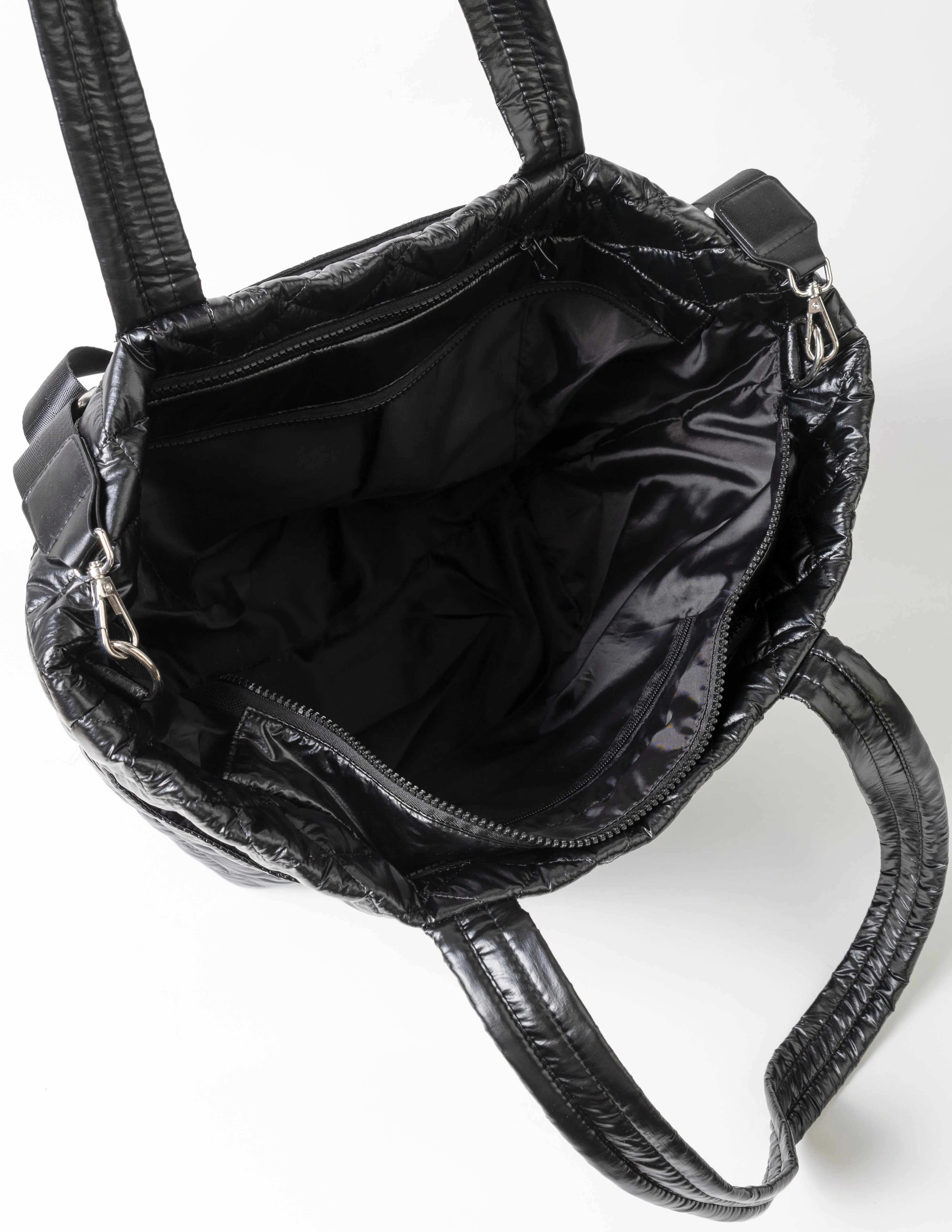 Stella + Gemma Tote Bag Quilted Black - Image 5