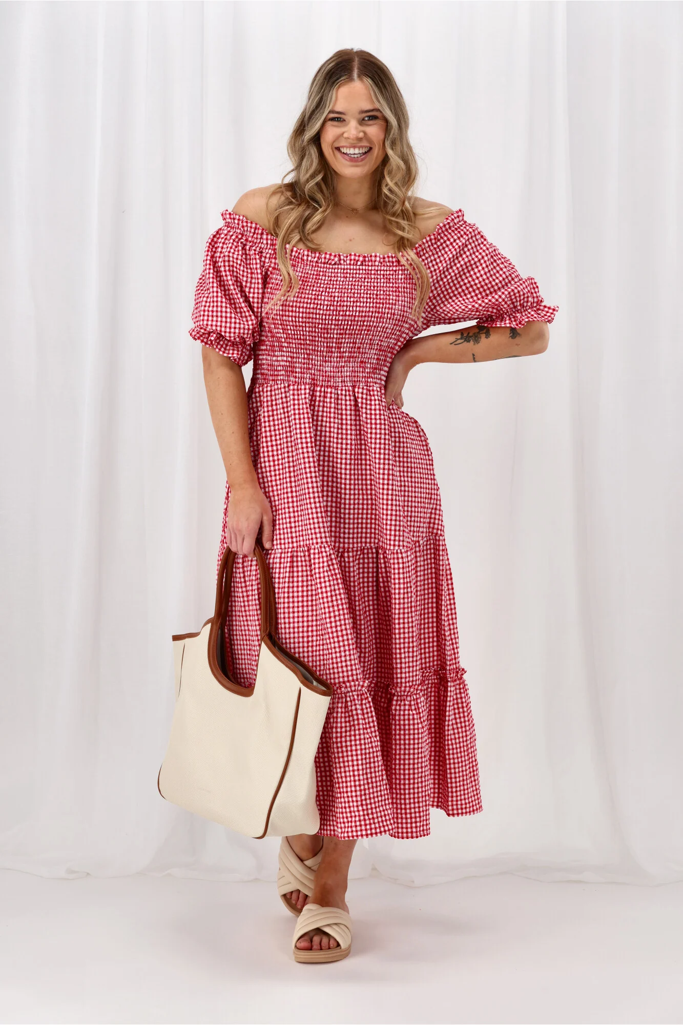 Sunday Boho Andromeda Red Check