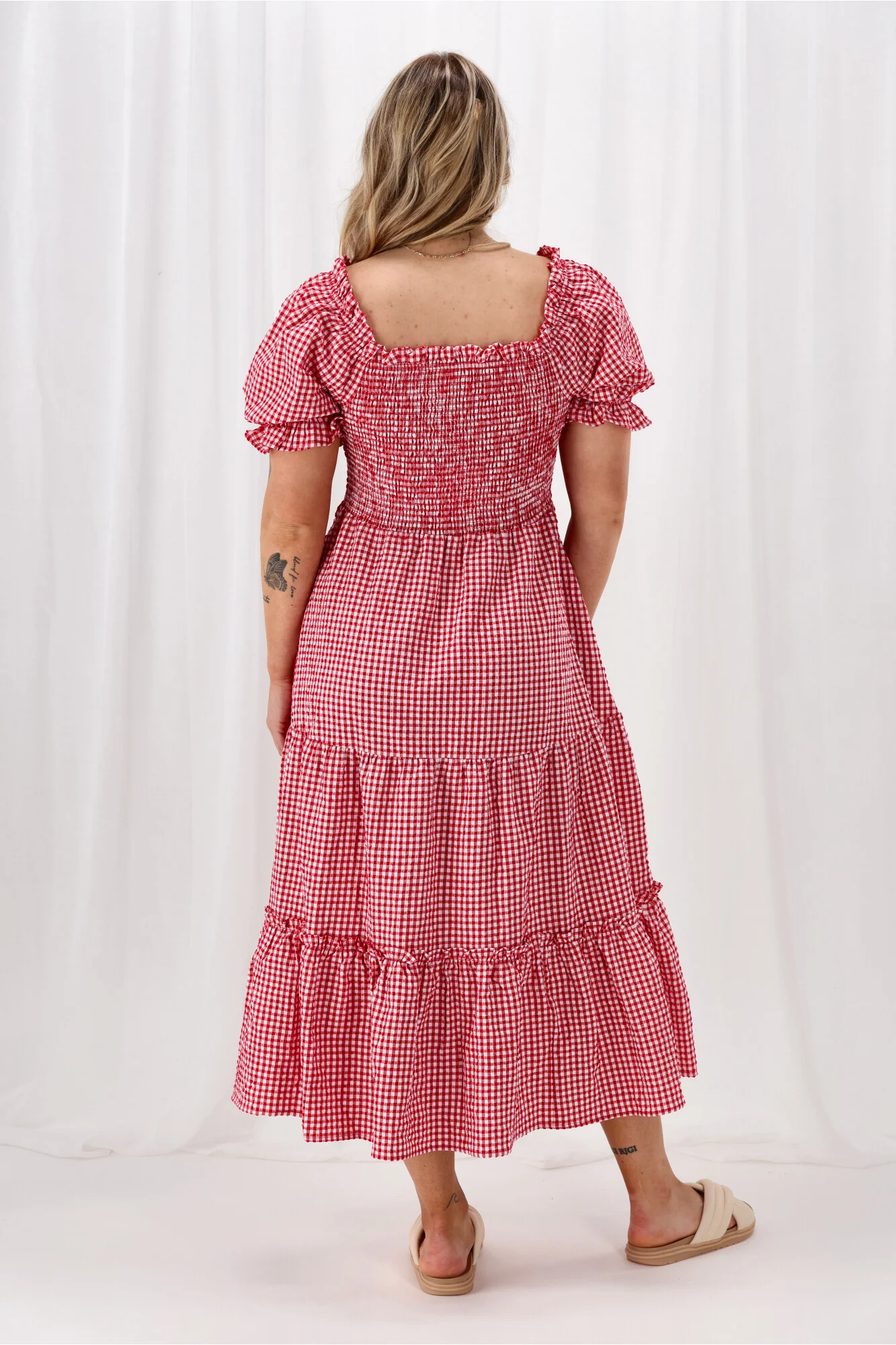 Sunday Boho Andromeda Red Check - Image 7