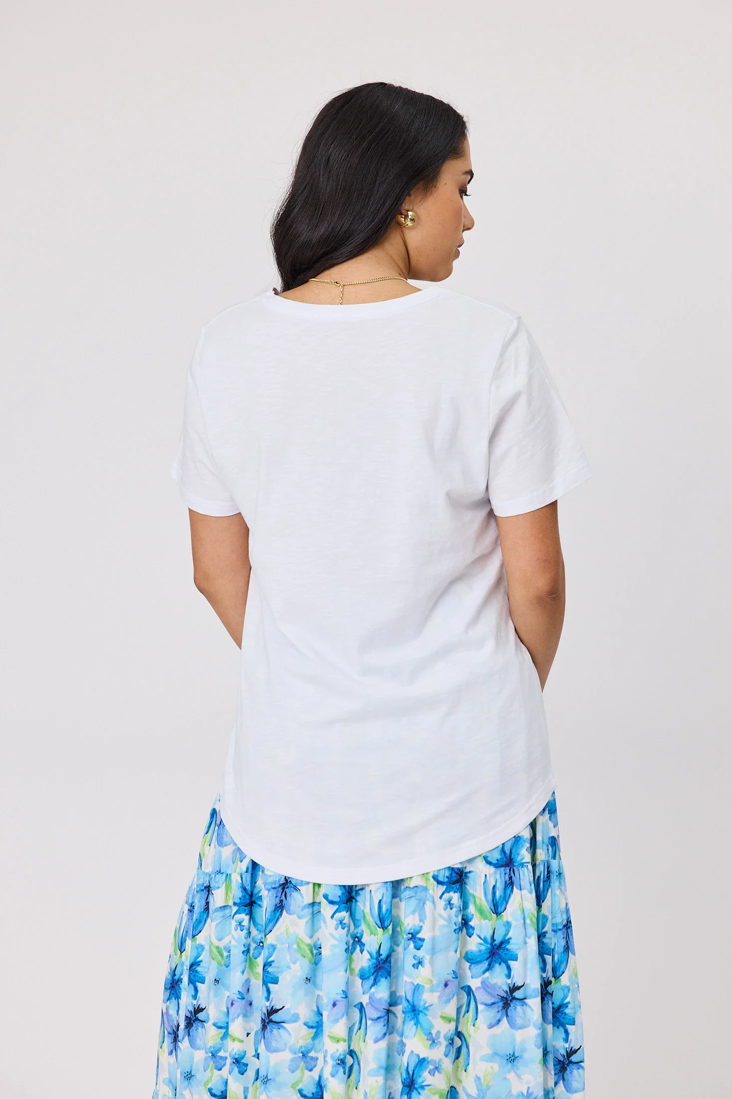 Sunday Boho Bella Printed Tee White - Image 4