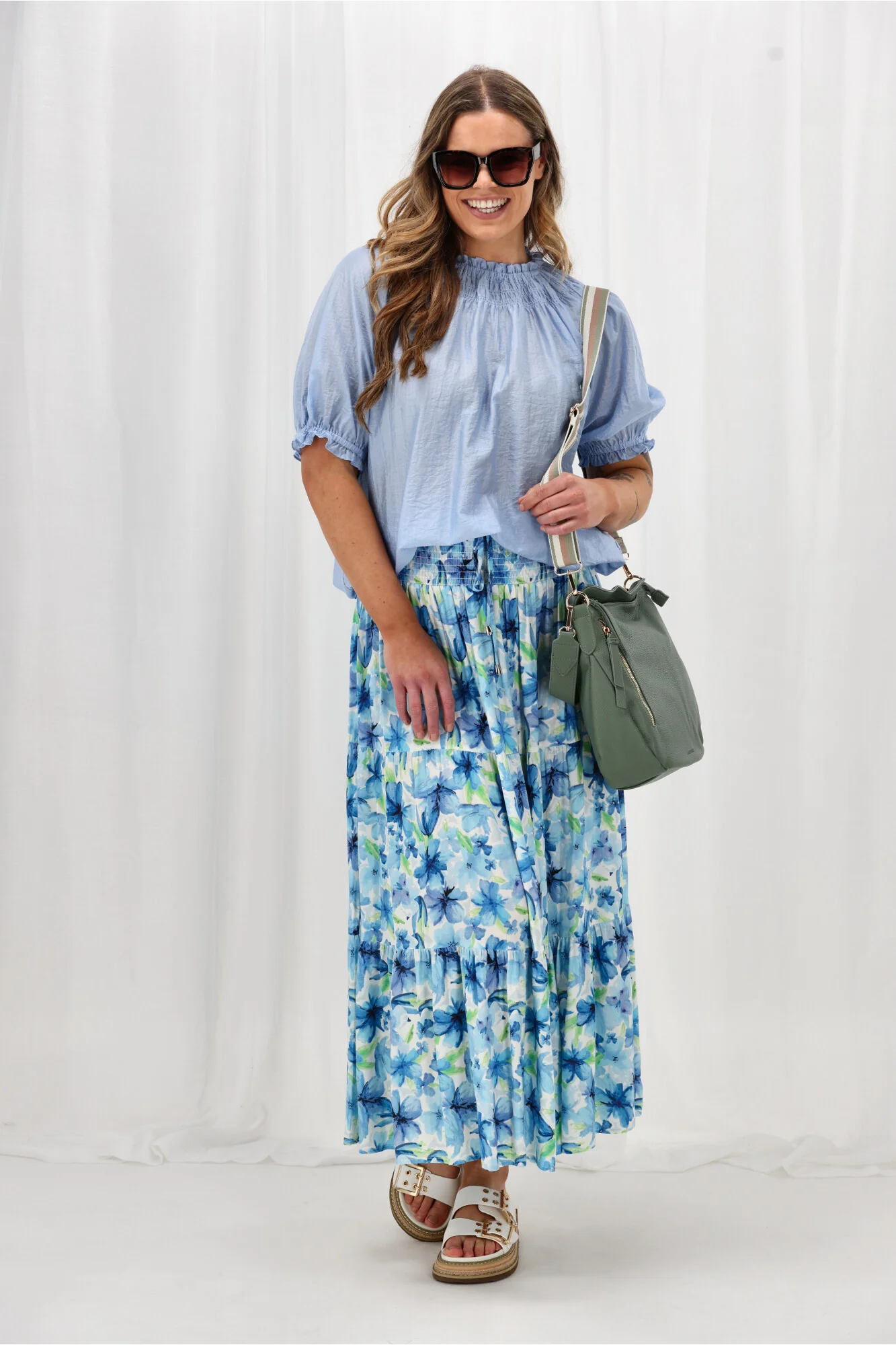 Sunday Boho Bella Skirt Blue - Image 4
