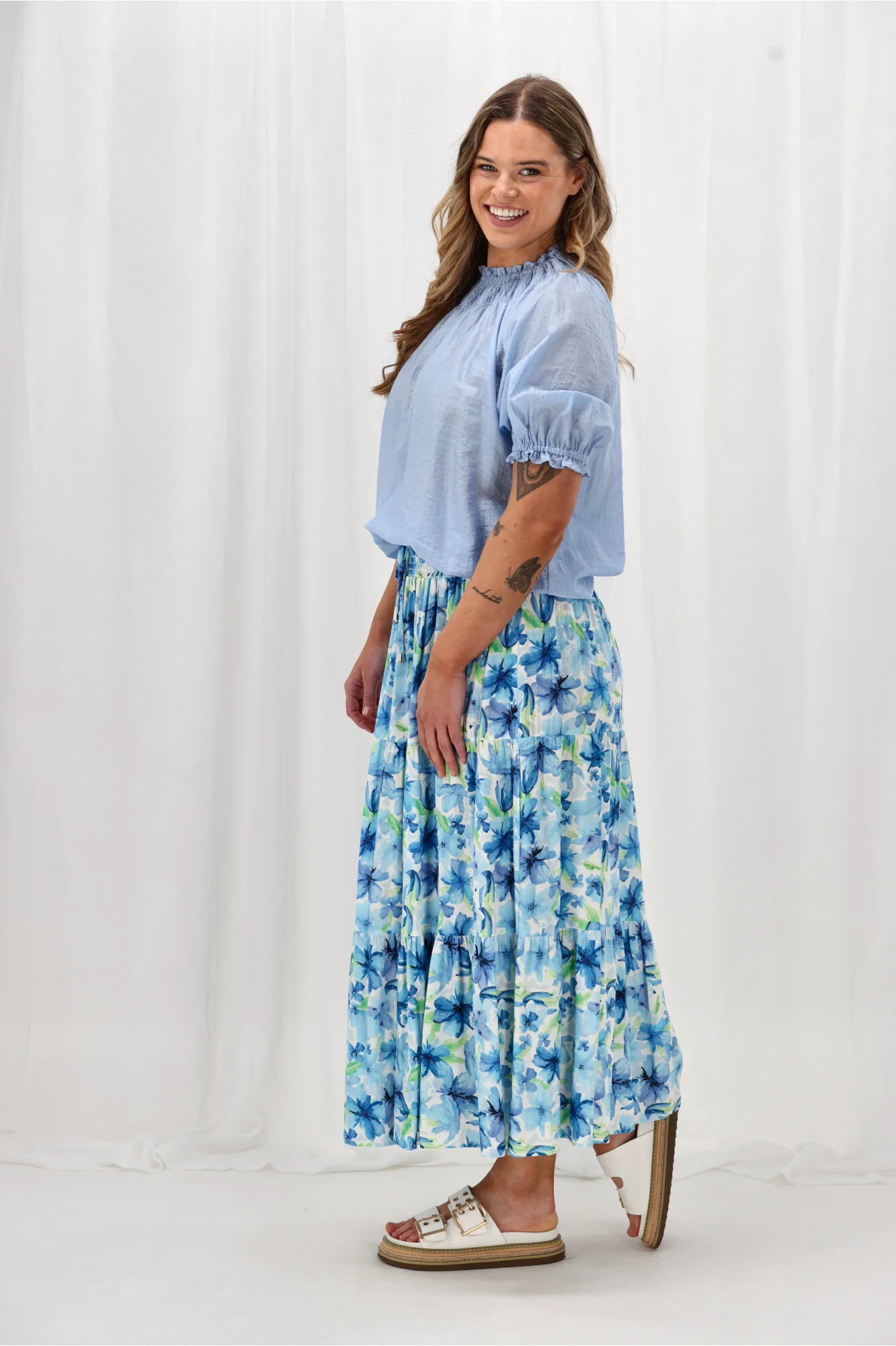 Sunday Boho Bella Skirt Blue - Image 7