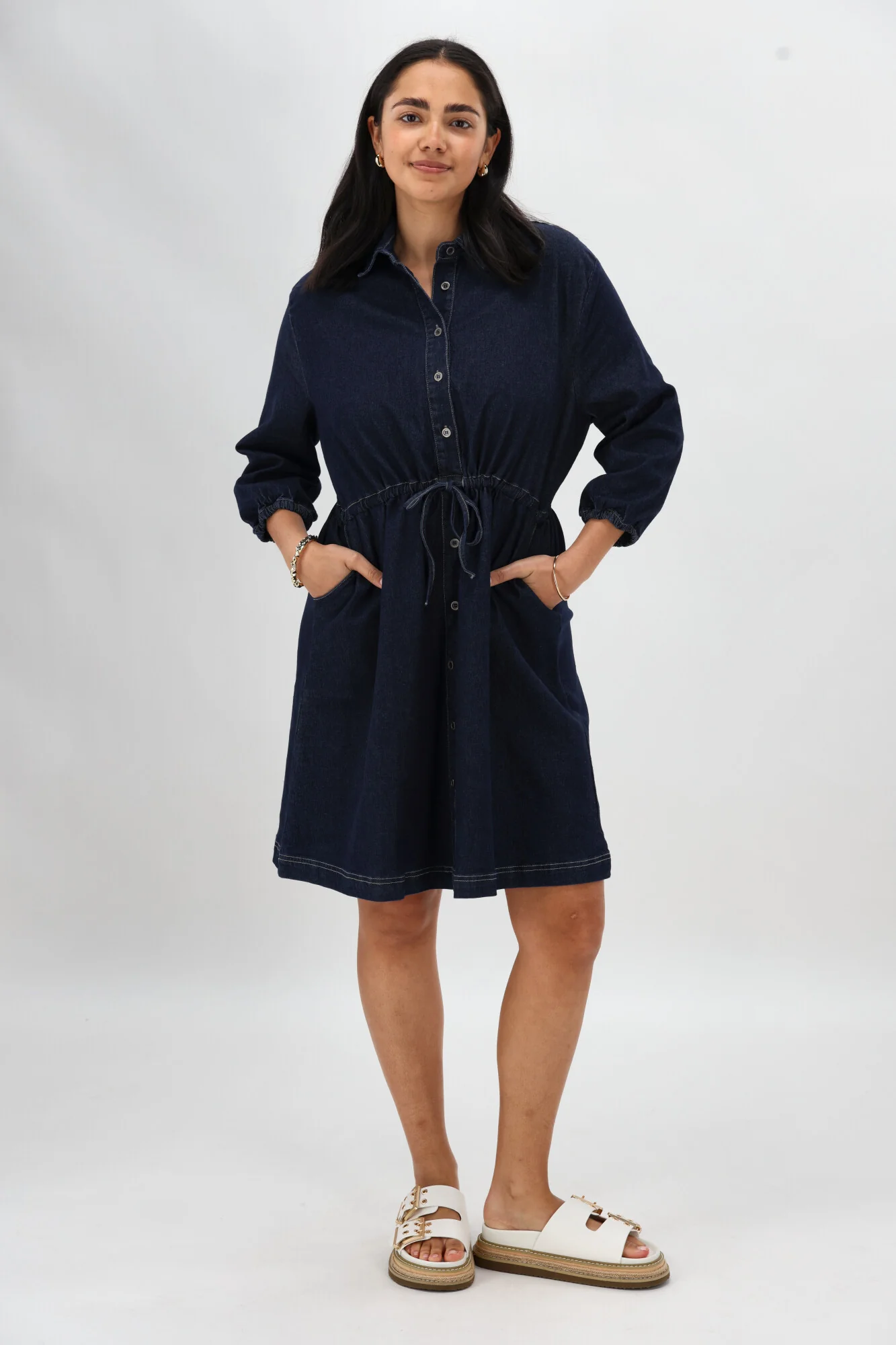 Sunday Boho Cindy L/S Dress Denim - Image 5