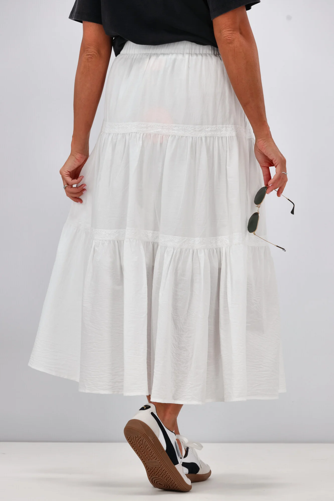 Sunday Boho Ebony Skirt White - Image 6