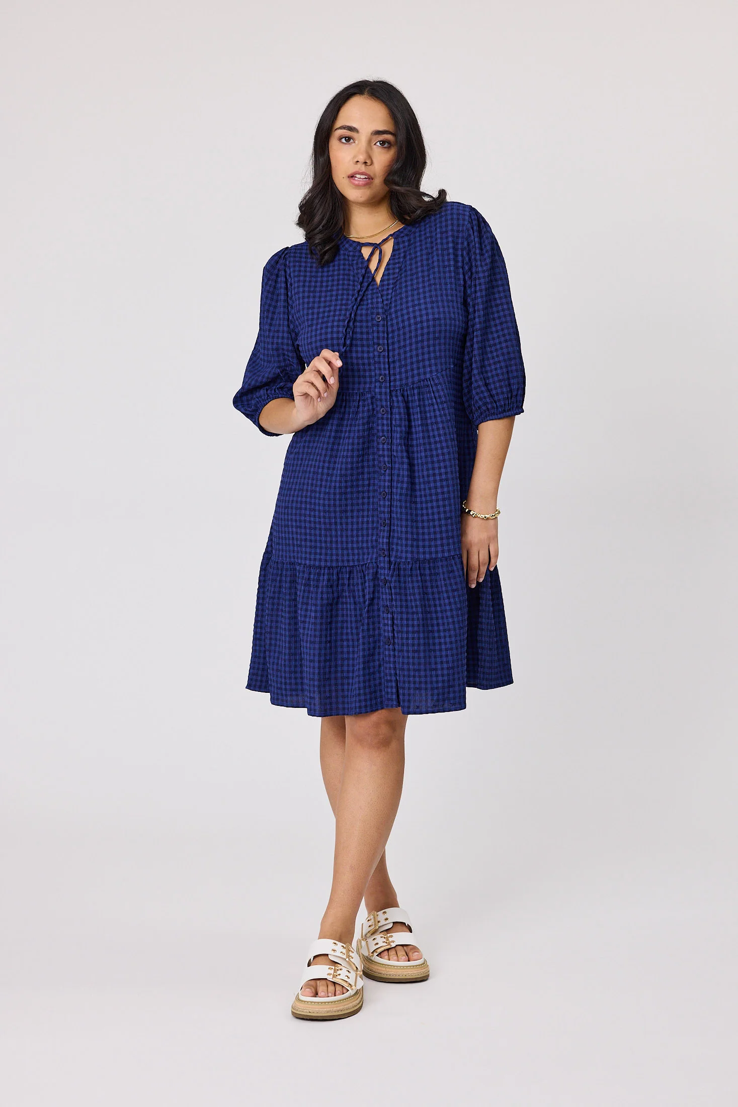 Sunday Boho Eliza Dress Navy - Image 3