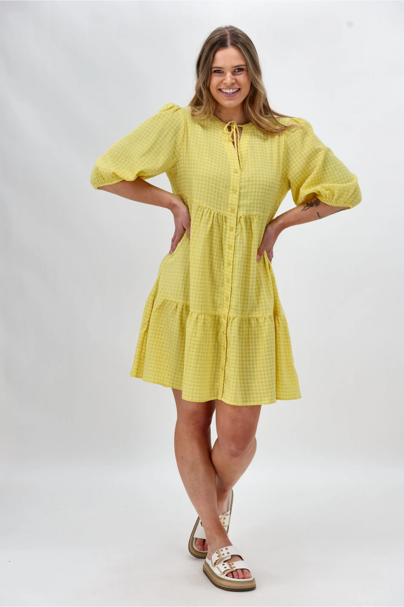 Sunday Boho Eliza Dress Yellow - Image 2