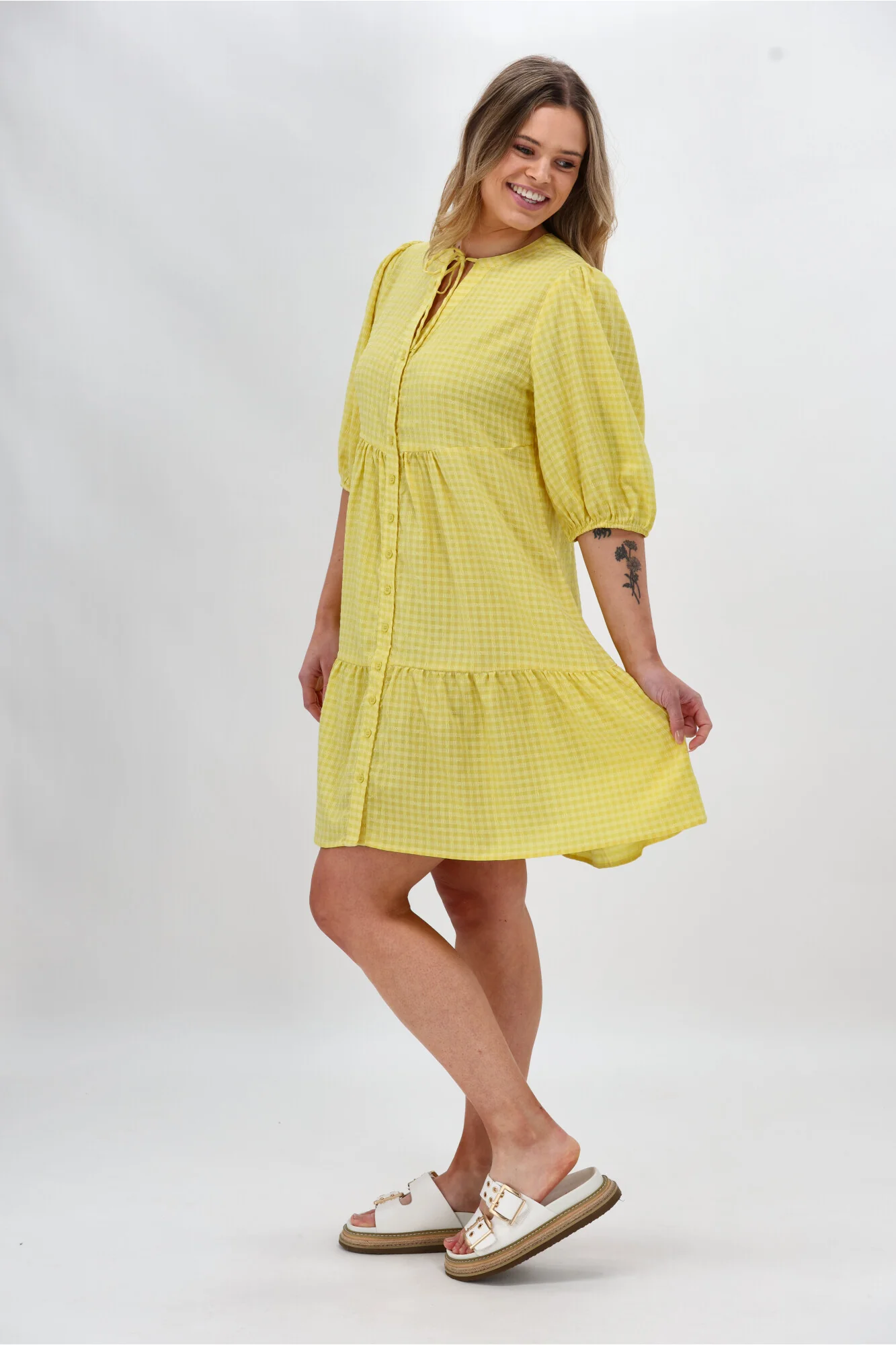 Sunday Boho Eliza Dress Yellow - Image 5
