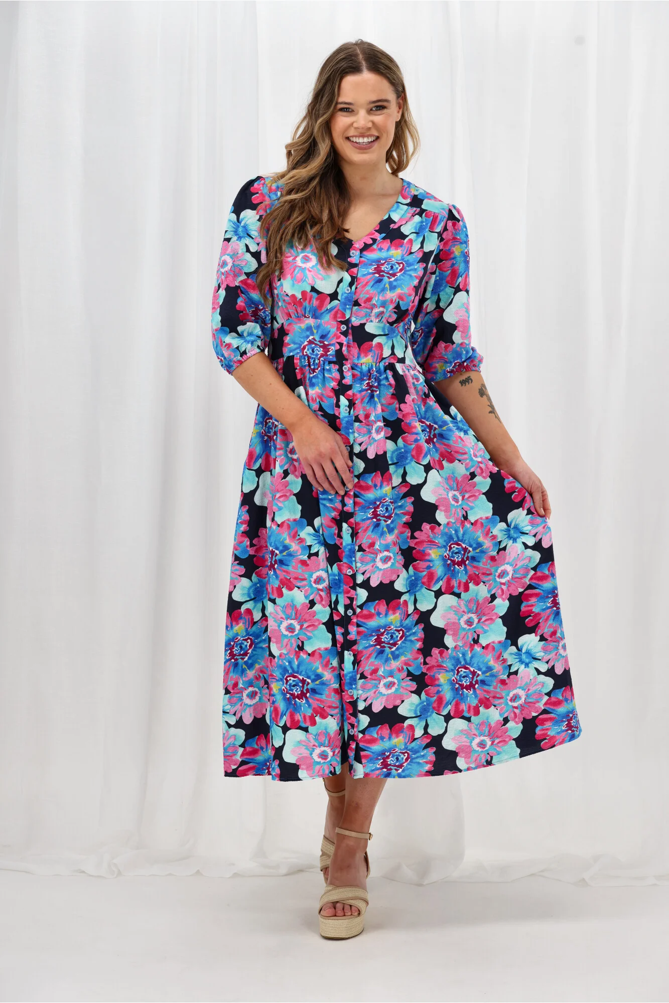 Sunday Boho Gwen Dress Print - Image 2