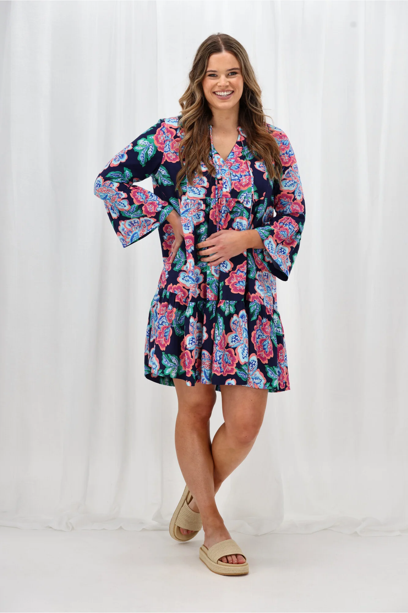 Sunday Boho Gwen Mini Dress Print - Image 2