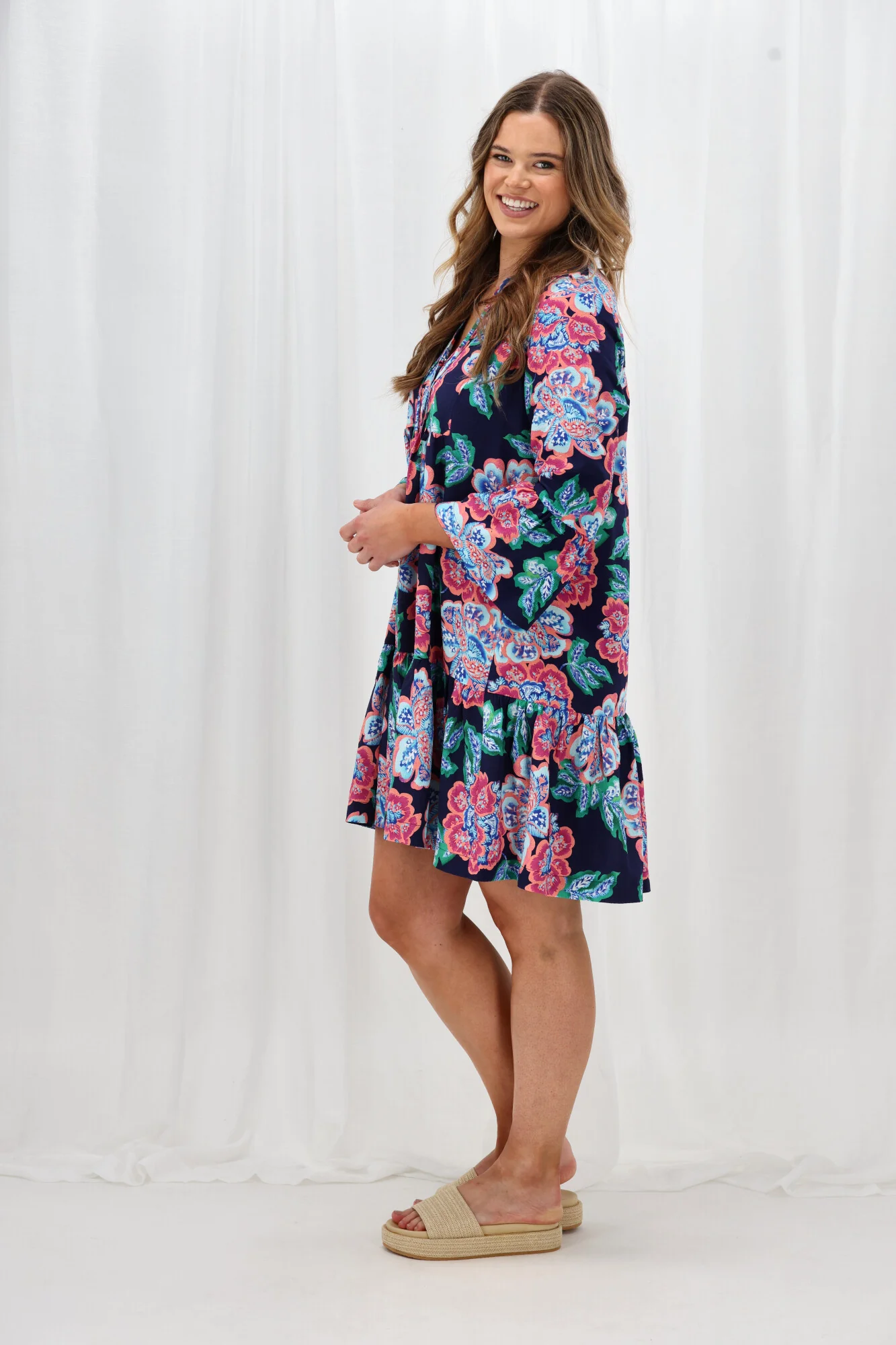 Sunday Boho Gwen Mini Dress Print - Image 6