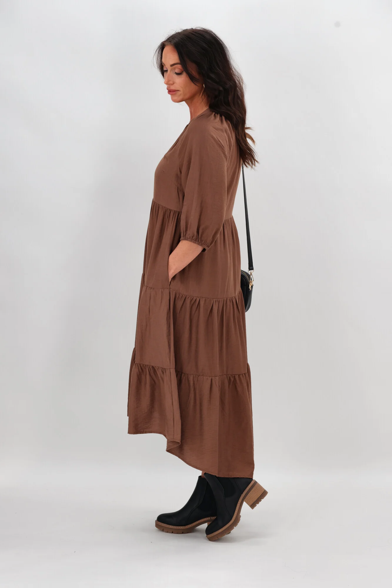 Sunday Boho Harlow Dress Chocolate - Image 6