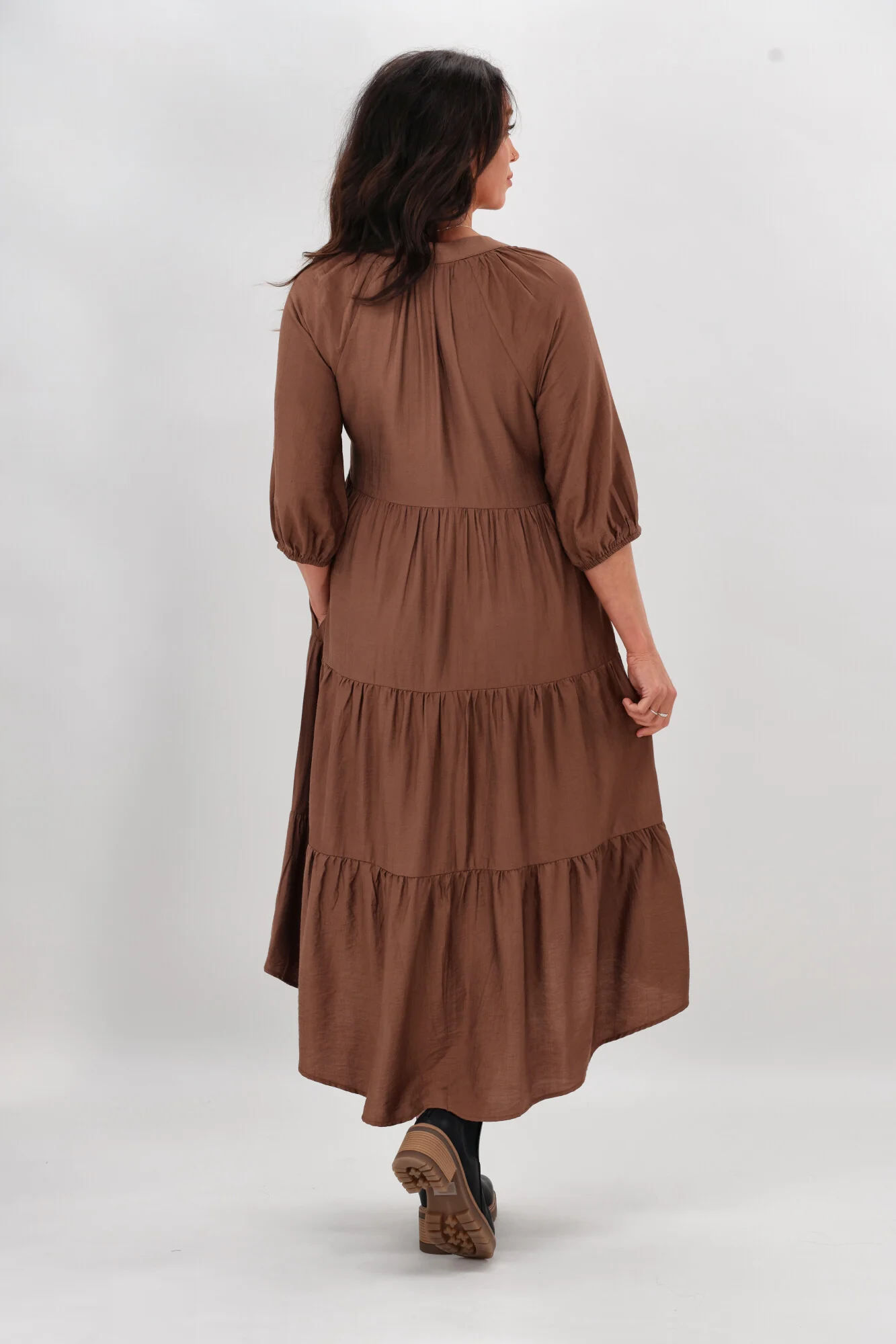 Sunday Boho Harlow Dress Chocolate - Image 7
