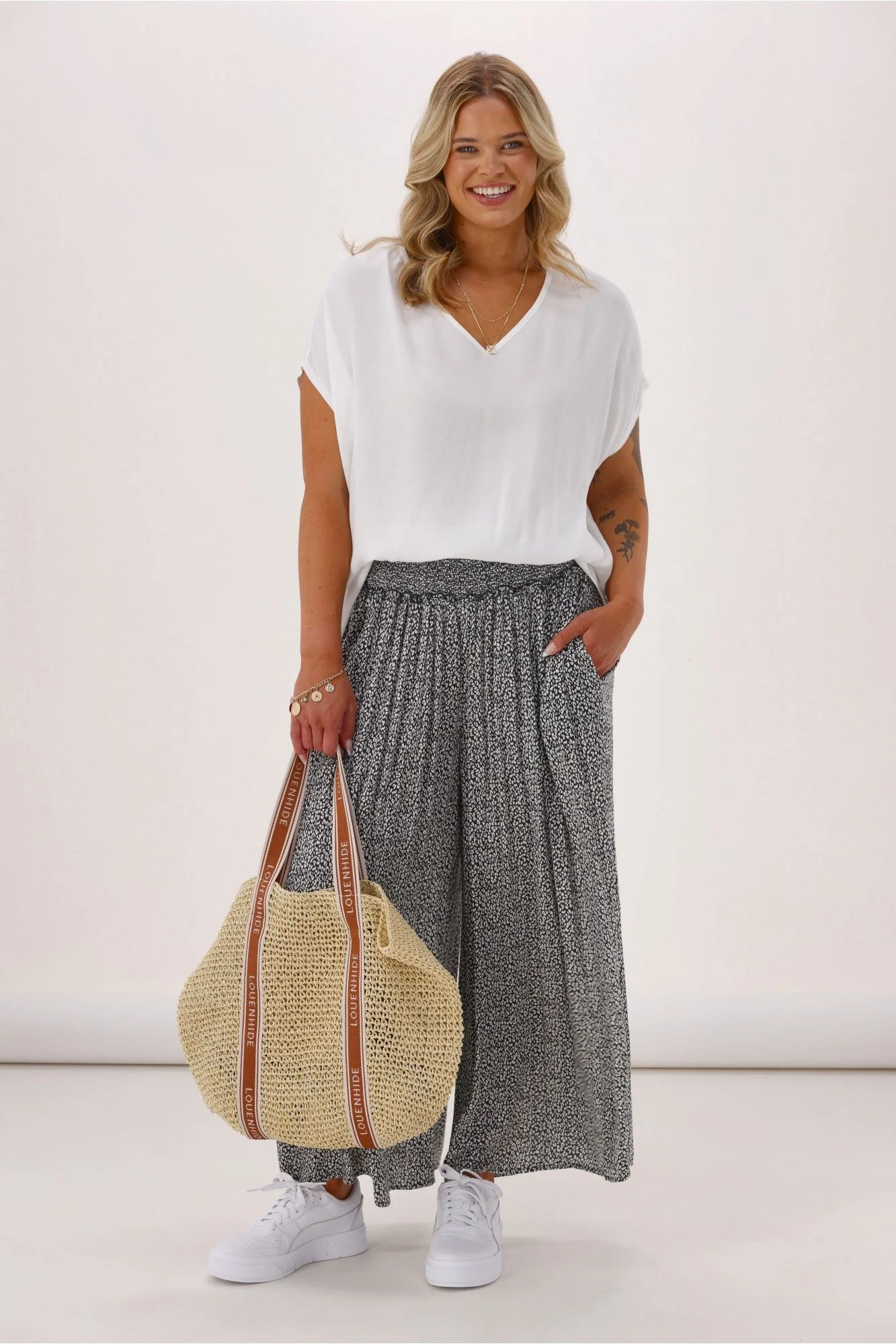 Sunday Boho India Pant Leopard Print - Image 3