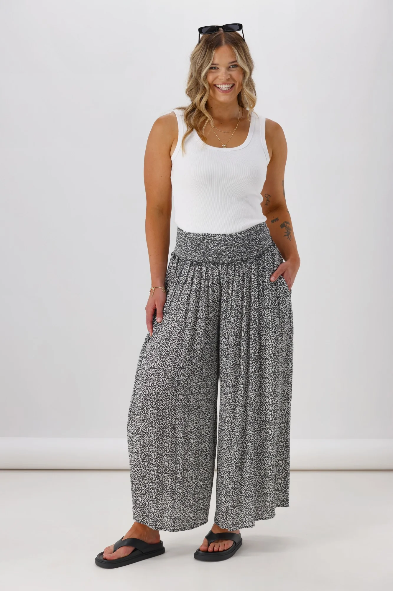 Sunday Boho India Pant Leopard Print - Image 5