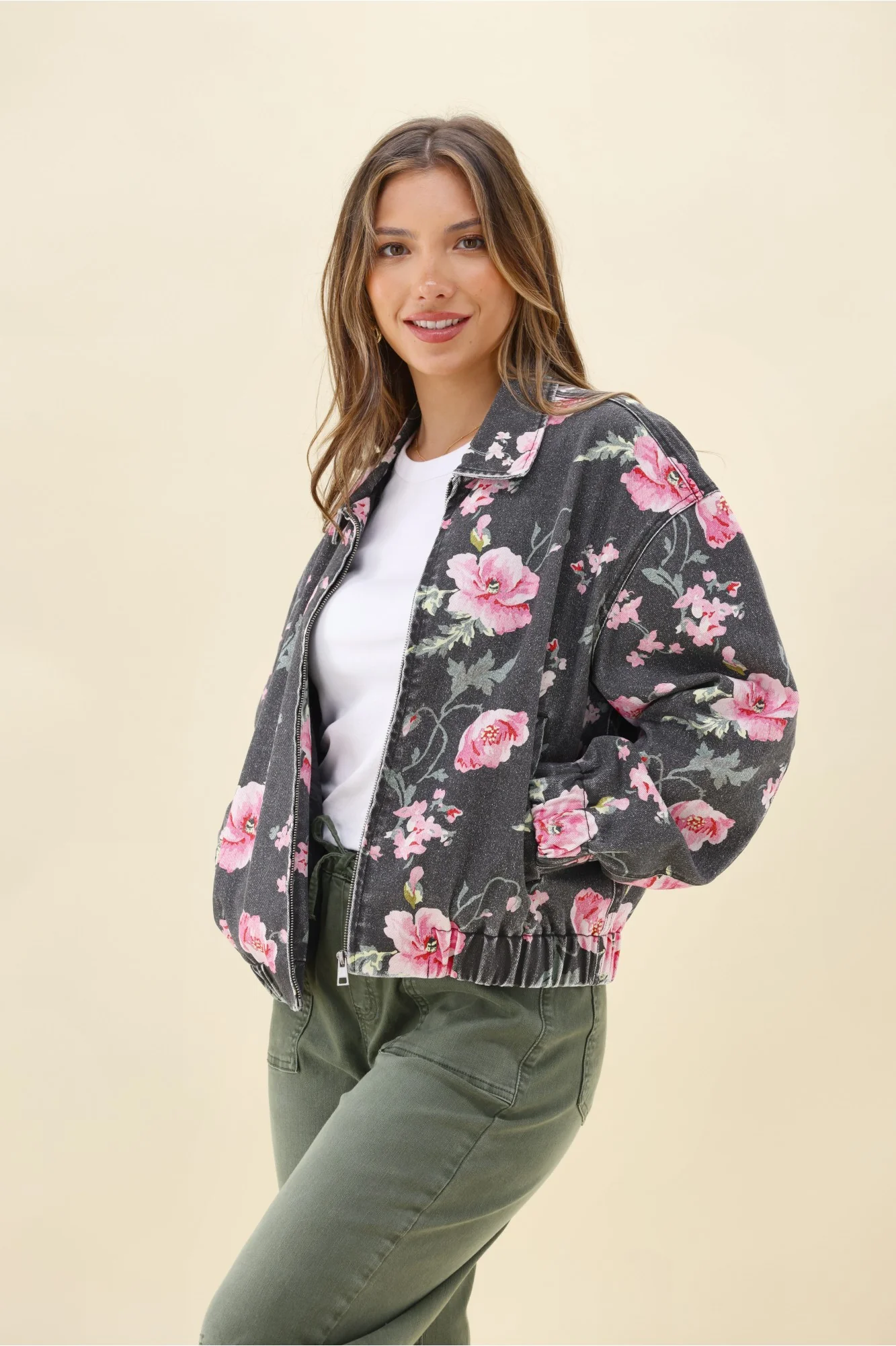 Sunday Boho Labene Black Floral Jacket - Image 4