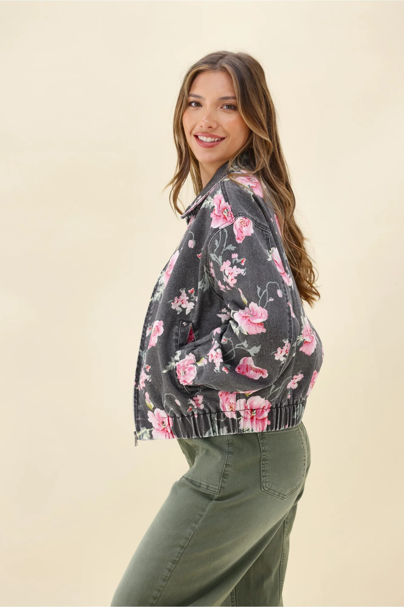 Sunday Boho Labene Black Floral Jacket - Image 5