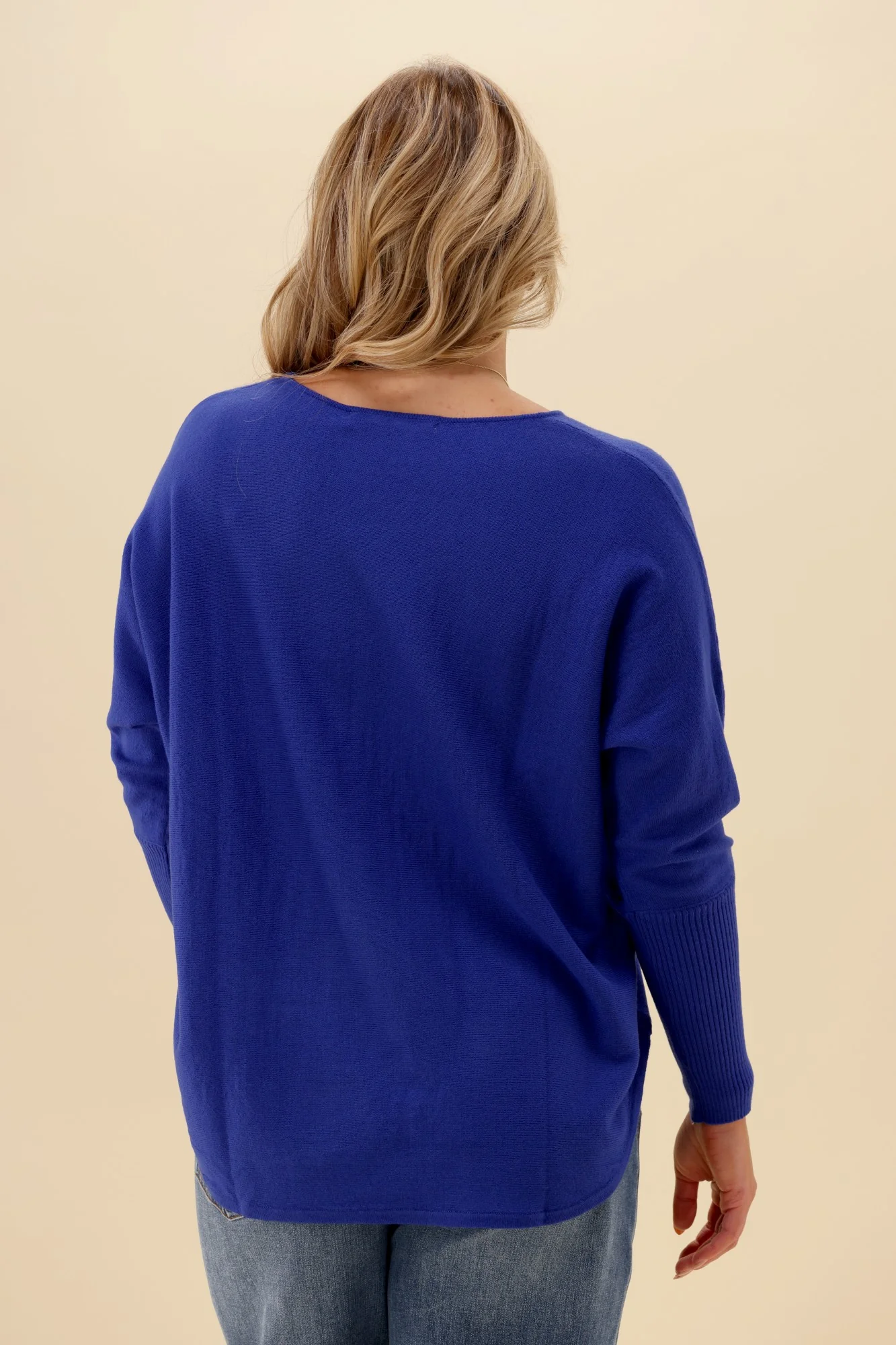 Sunday Boho Louis Knit Top Cobalt Blue - Image 6