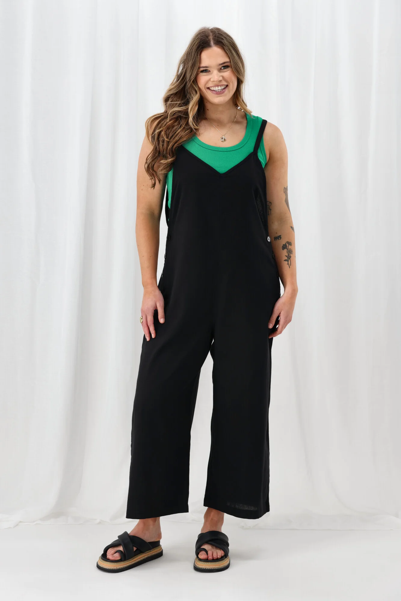 Sunday Boho Lucy Overall Black - Image 4