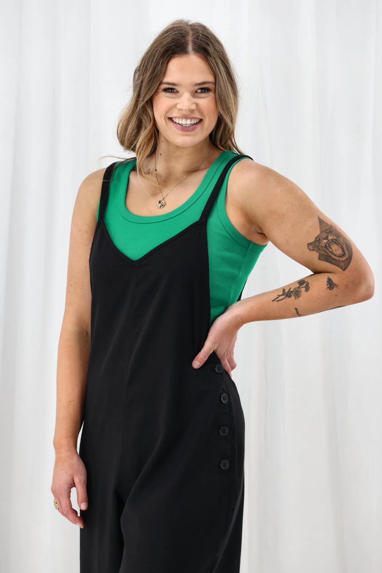Sunday Boho Lucy Overall Black - Image 5