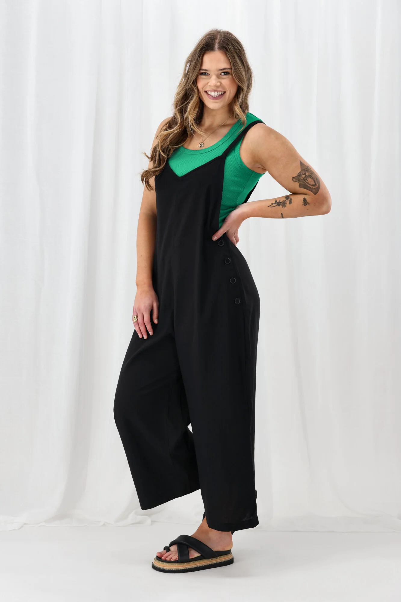 Sunday Boho Lucy Overall Black - Image 6