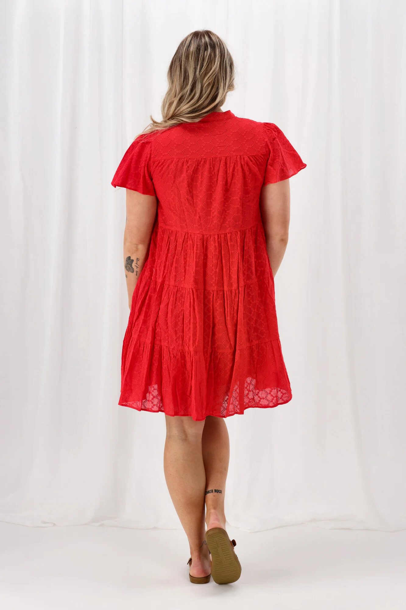 Sunday Boho Maddie Dress Red - Image 6