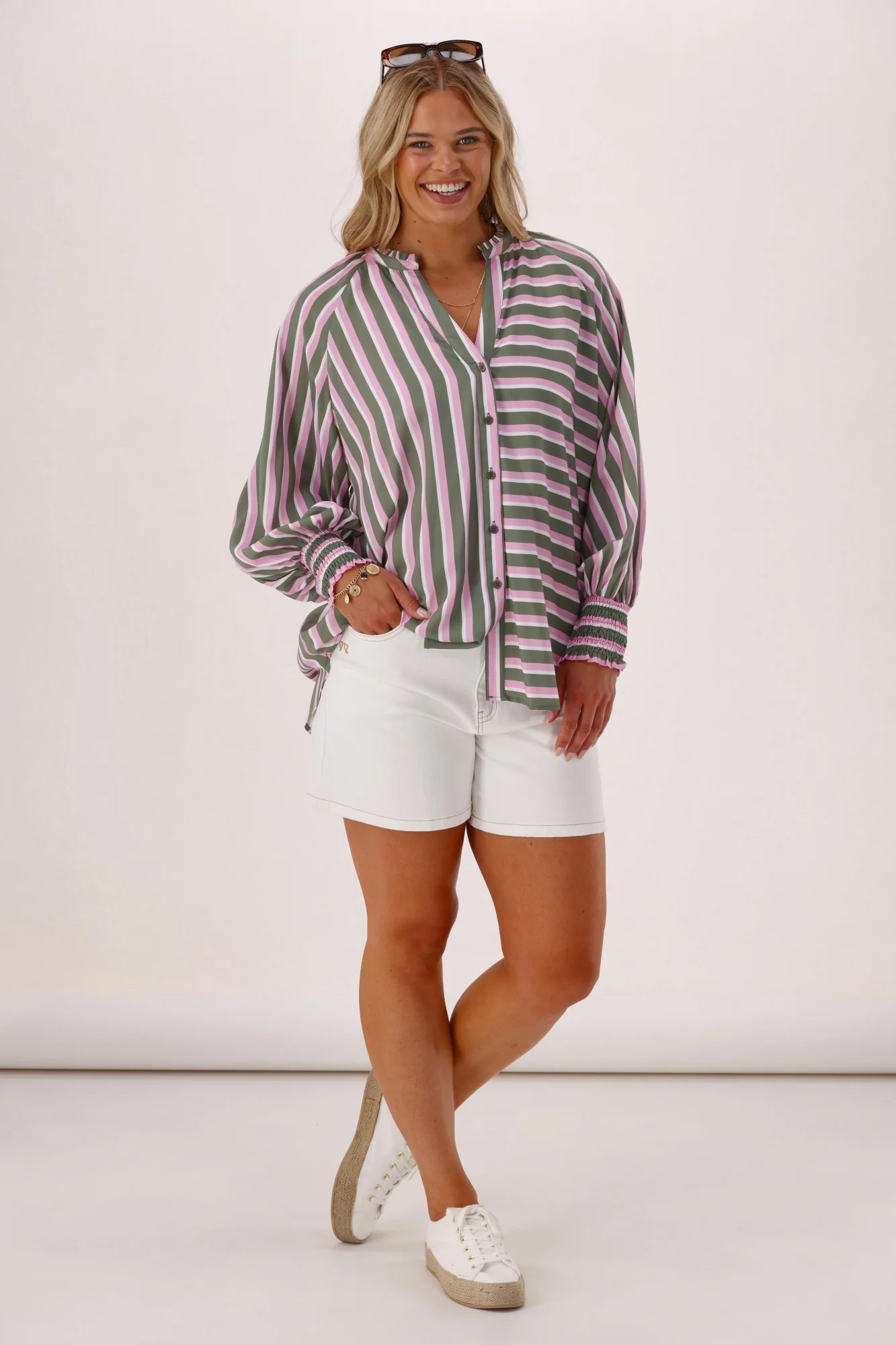 Sunday Boho Marnie Striped Blouse - Image 3