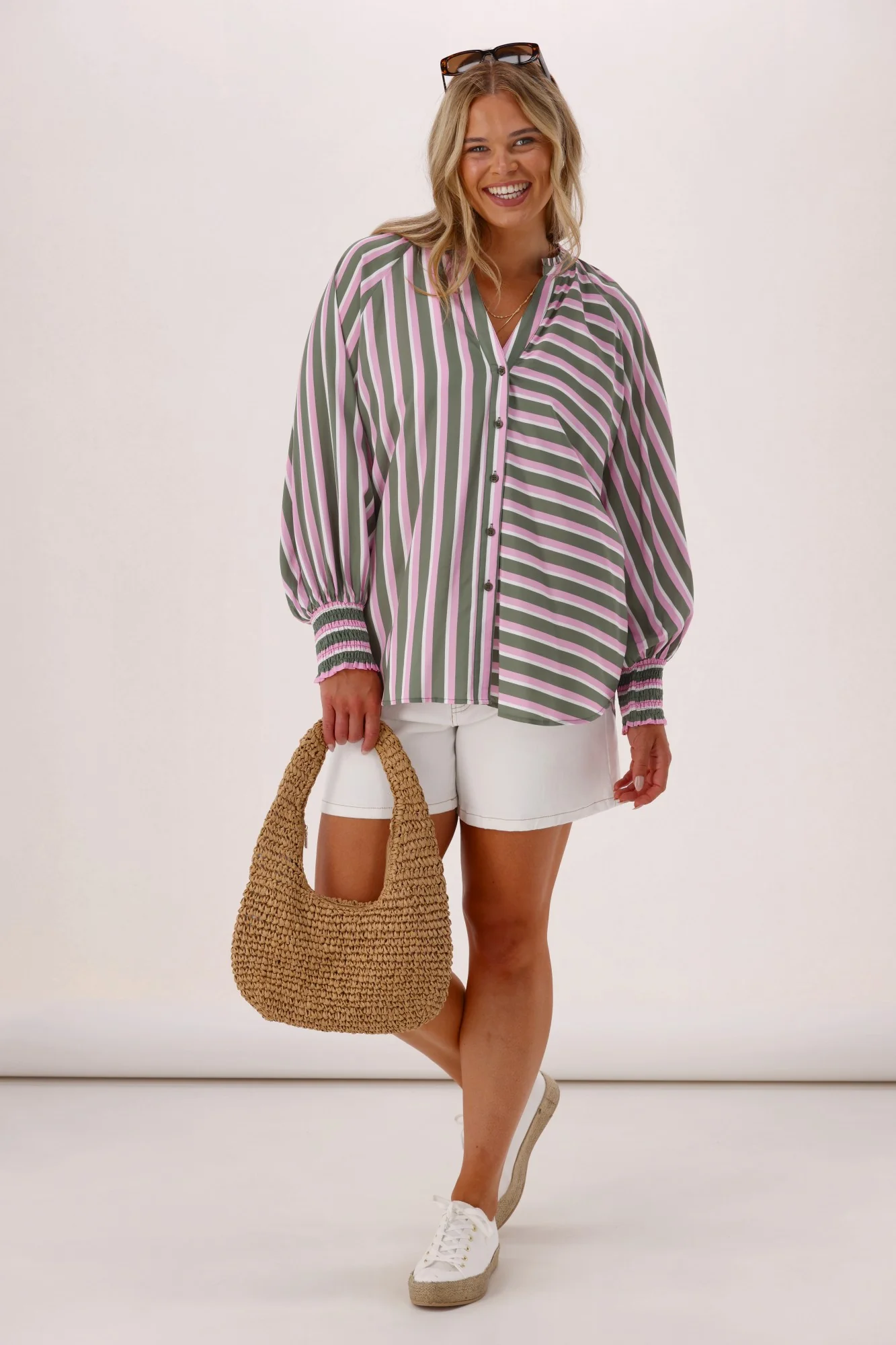 Sunday Boho Marnie Striped Blouse - Image 4
