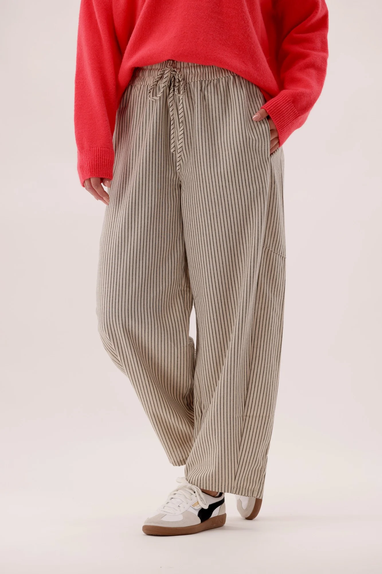 Sunday Boho Nara Pull On Barrel Pant Stripe - Image 5