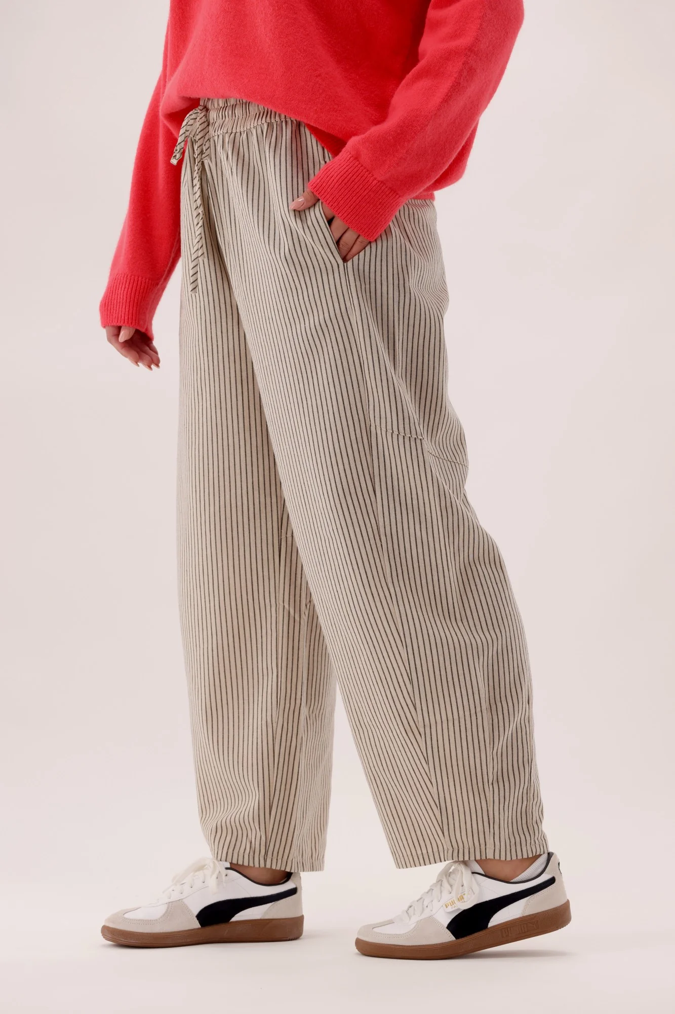 Sunday Boho Nara Pull On Barrel Pant Stripe - Image 8
