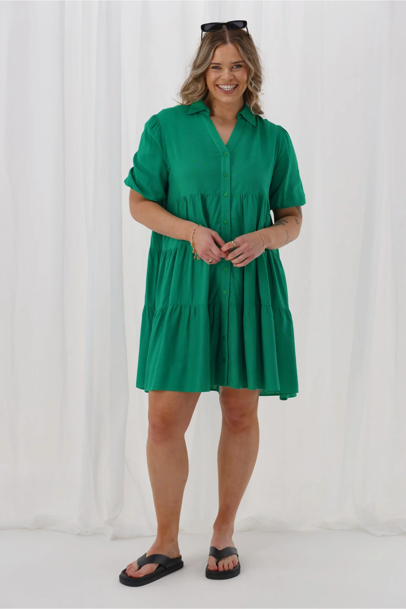 Sunday Boho Nina Dress Green - Image 3