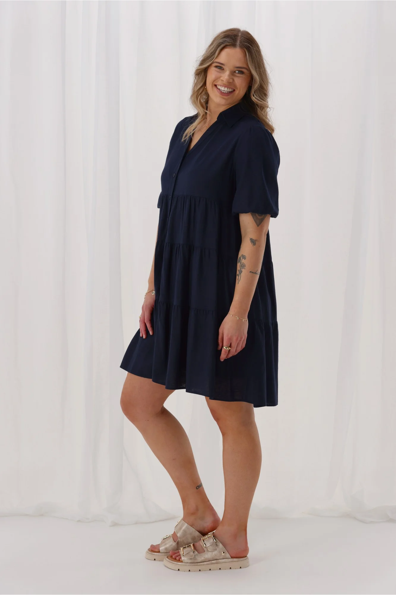 Sunday Boho Nina Dress Navy - Image 6