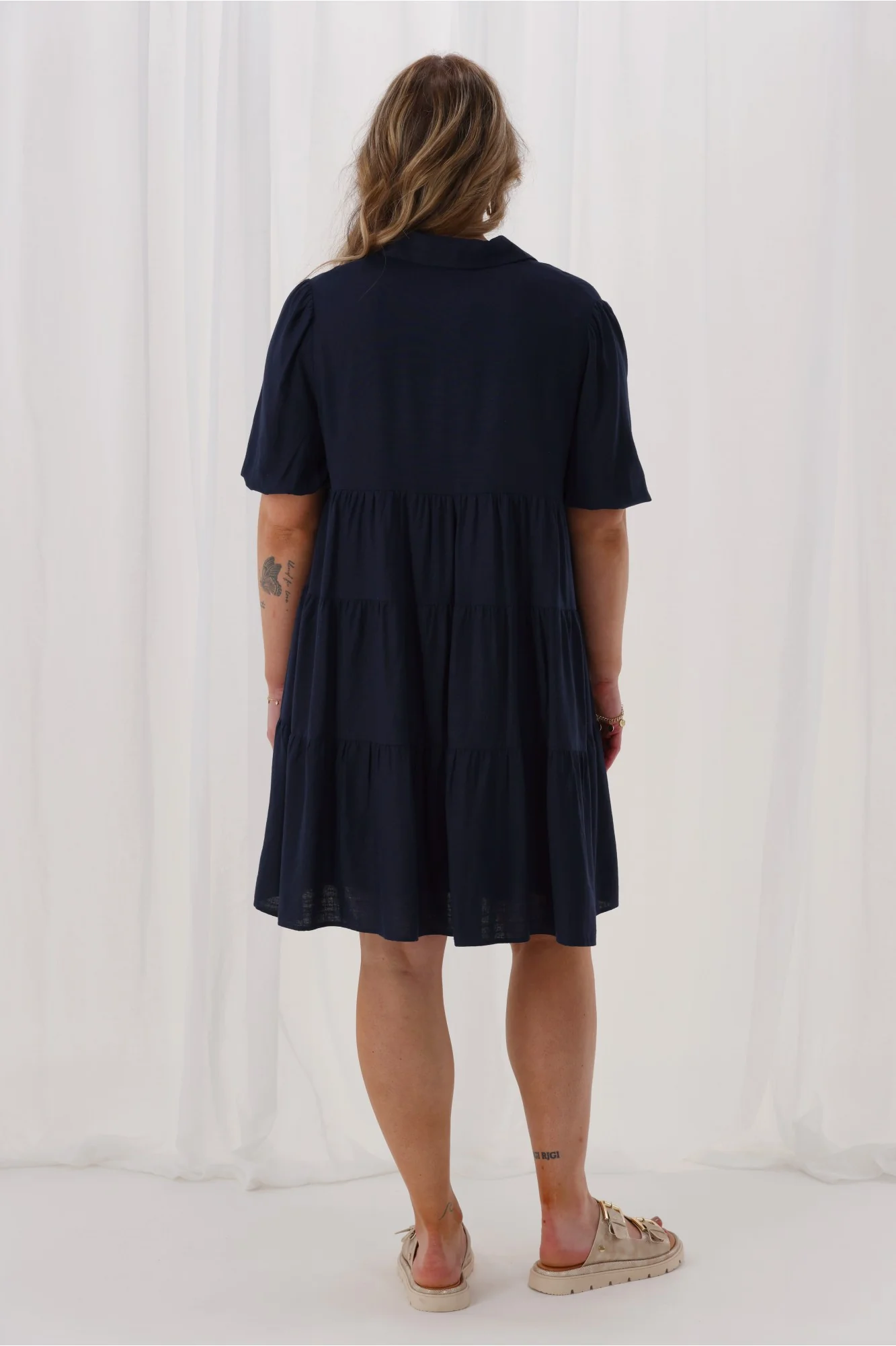 Sunday Boho Nina Dress Navy - Image 7