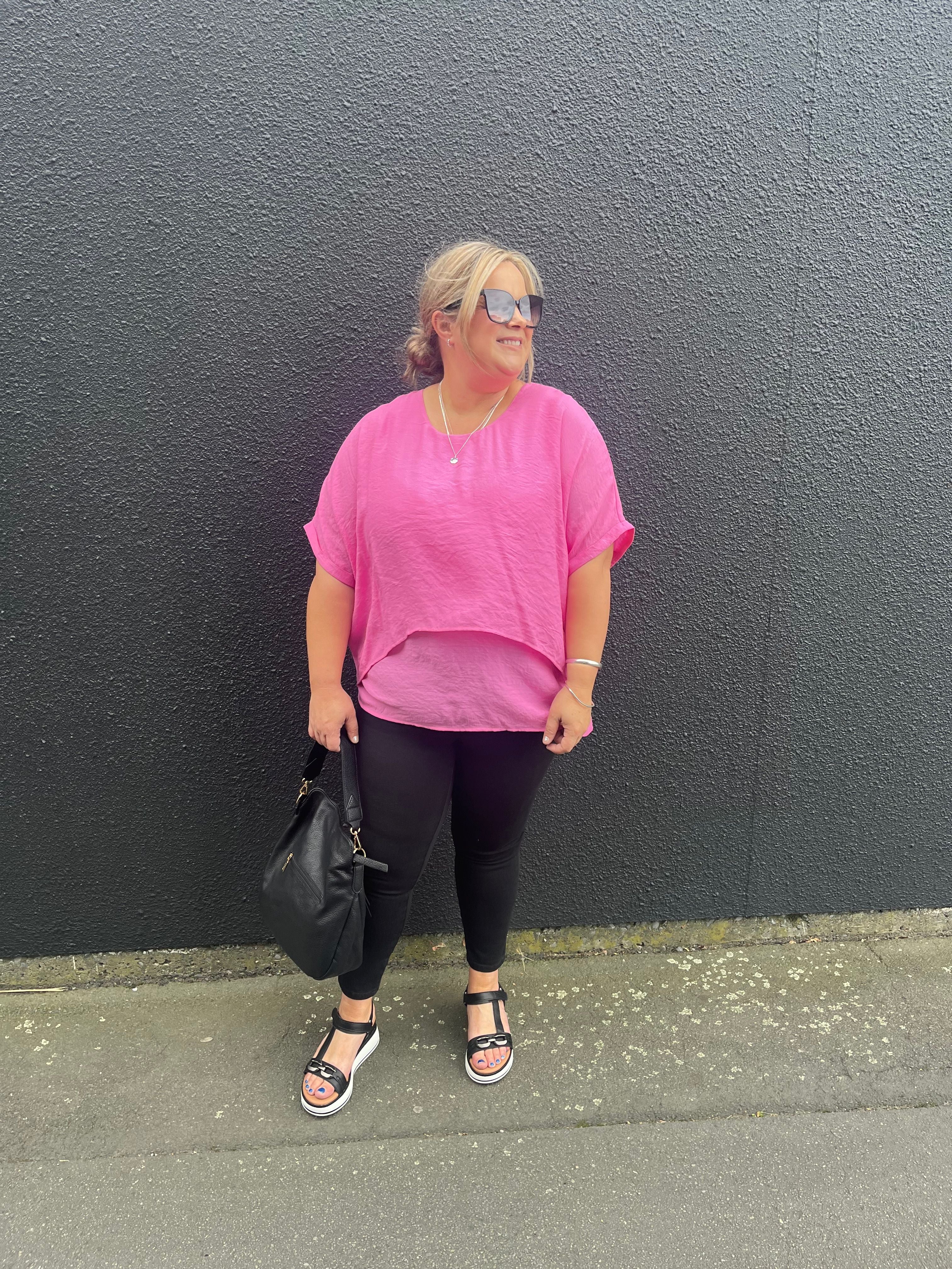 Sunday Boho Nova Layered Top Pink - Image 7
