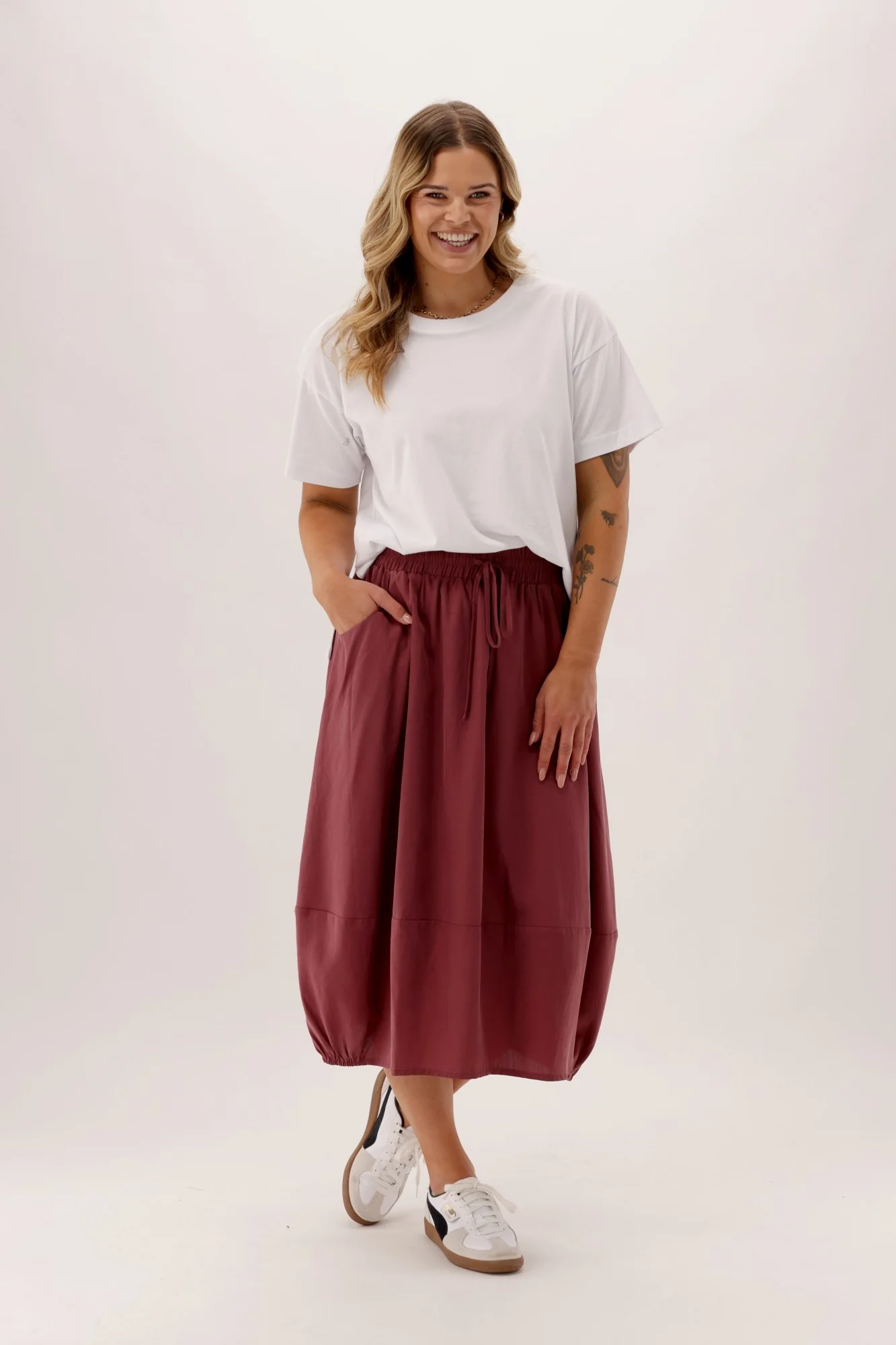 Sunday Boho Pauline Midi Skirt Rust - Image 4