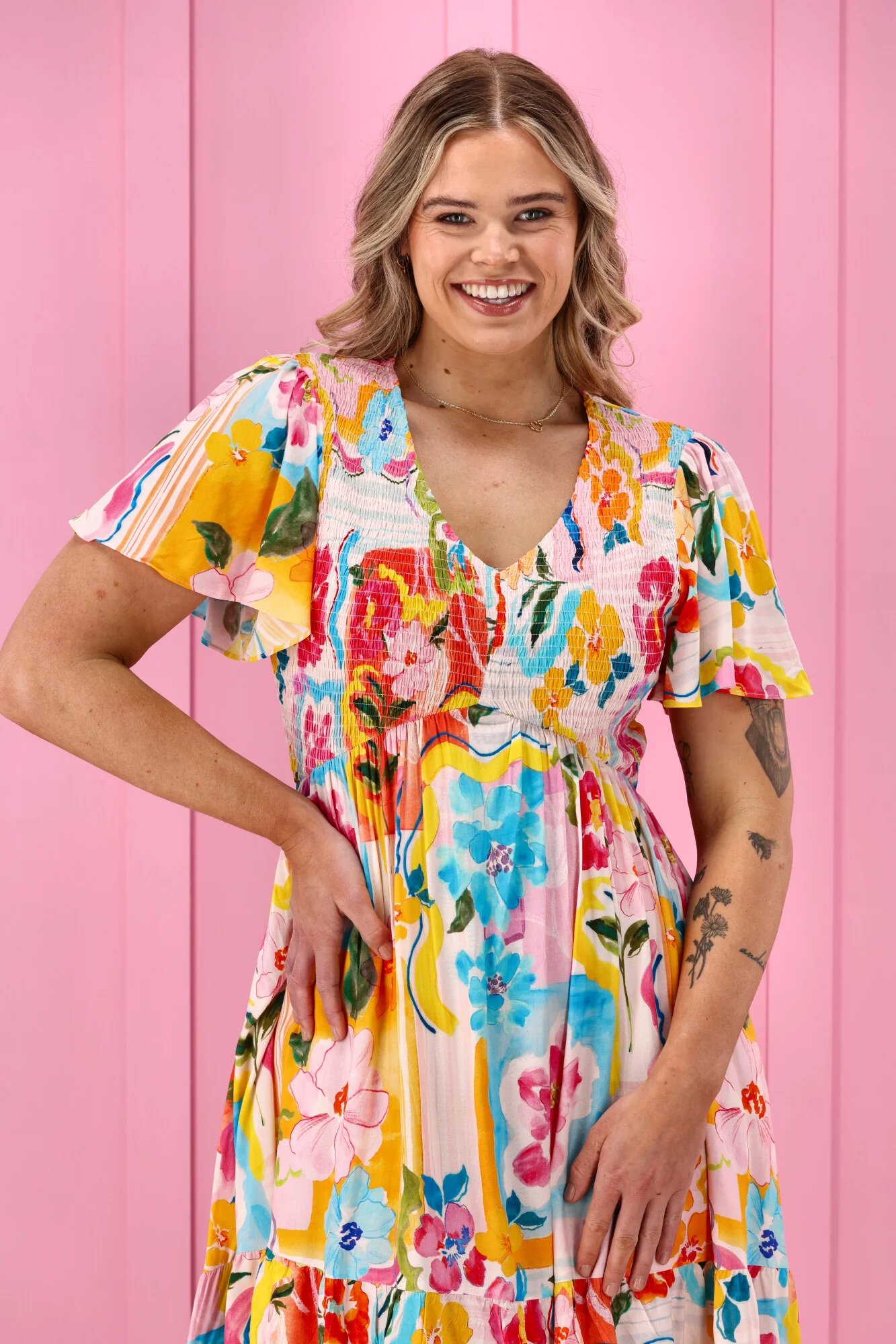 Sunday Boho Quinn Mini Dress Print - Image 3