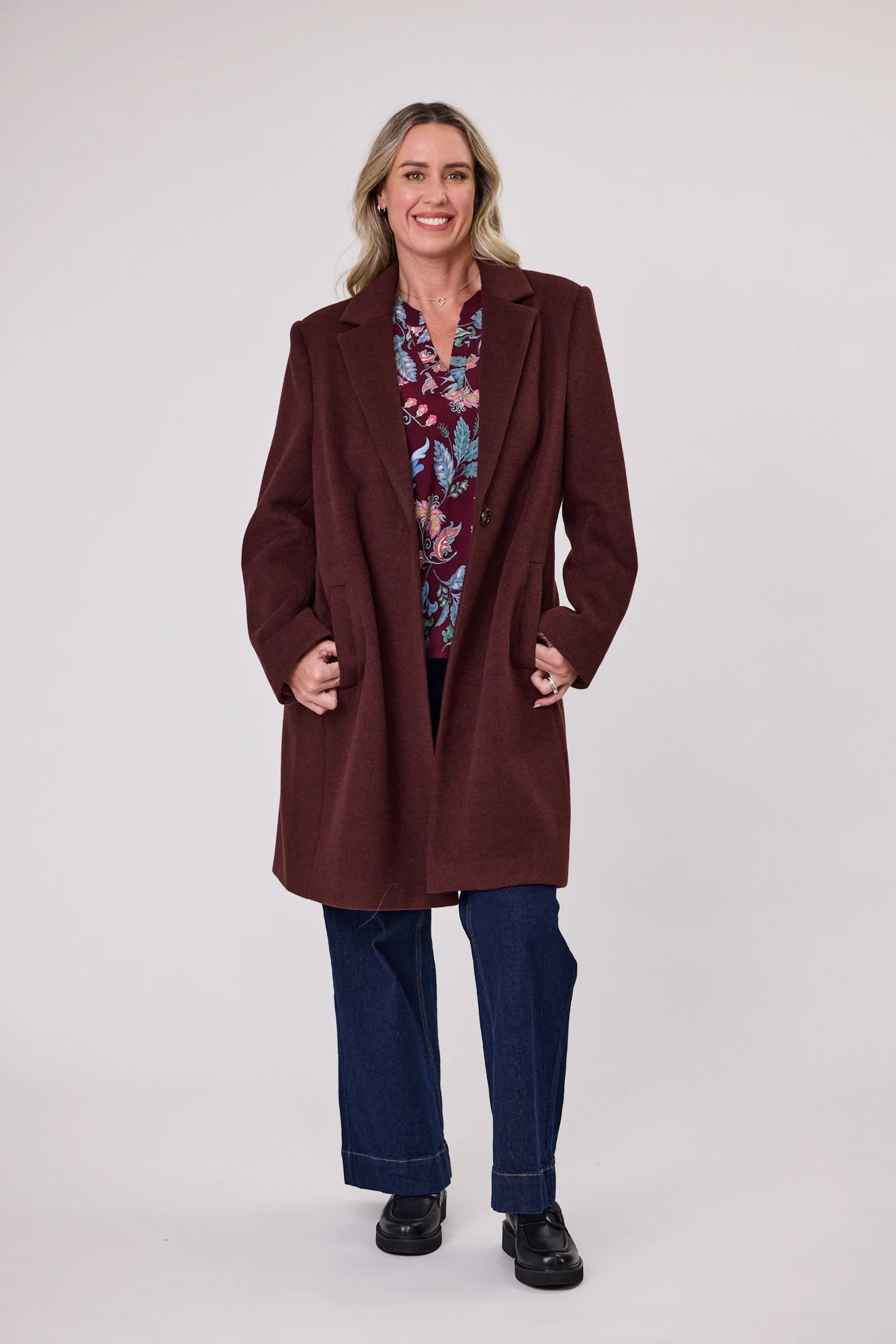 Sunday Boho Quintelle Top Paisley Print - Image 3