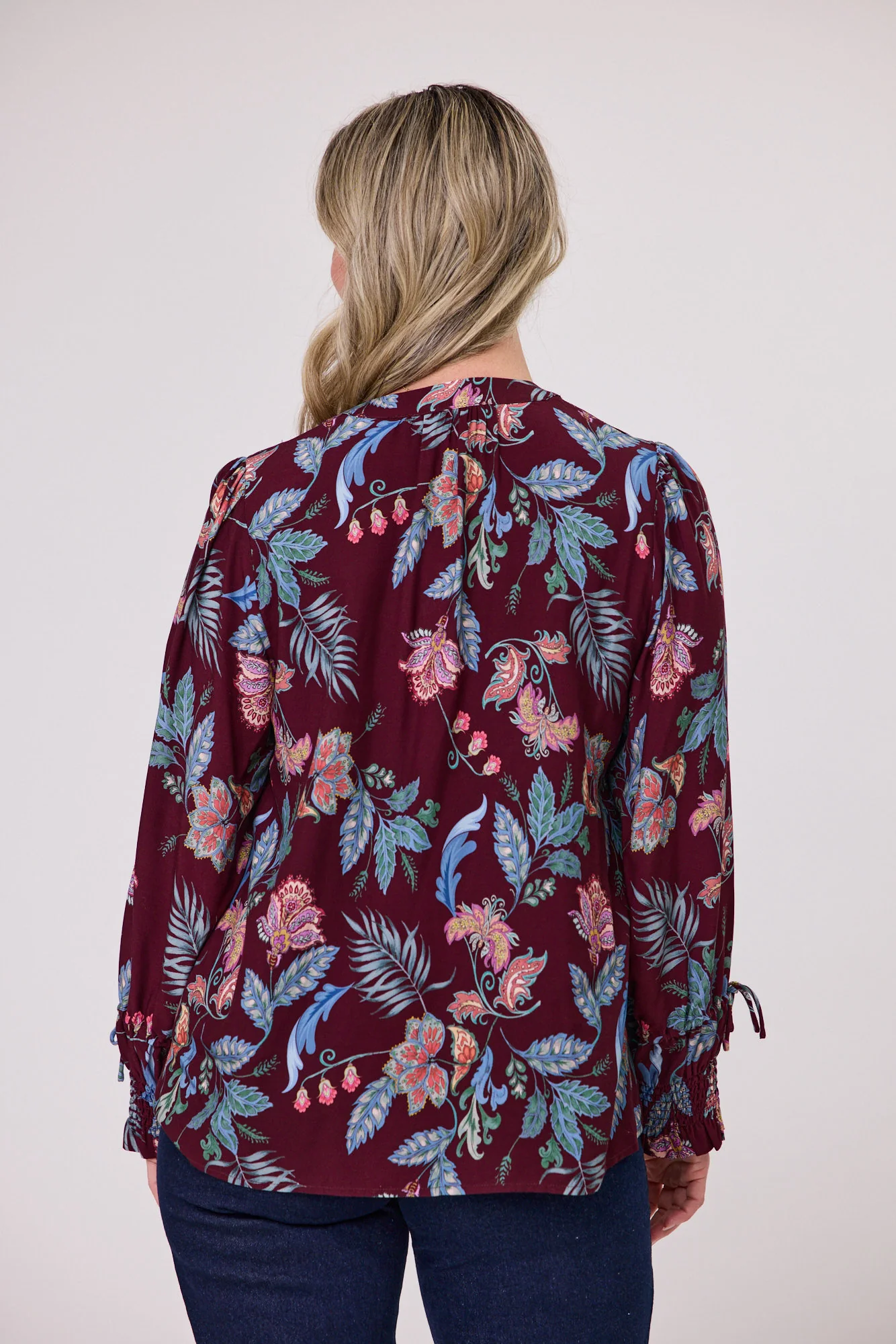 Sunday Boho Quintelle Top Paisley Print - Image 4