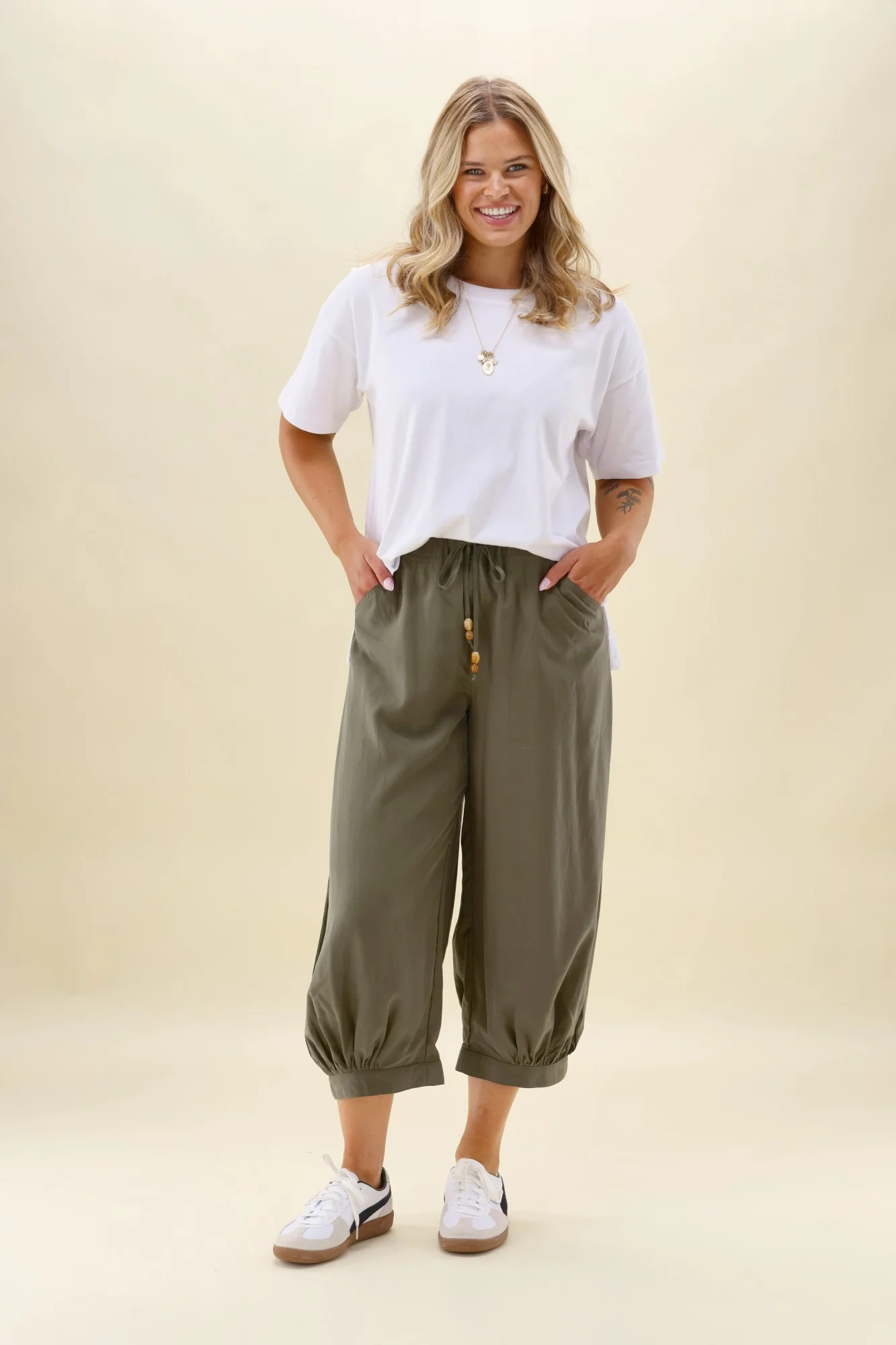 Sunday Boho Rhii Pant Khaki - Image 9