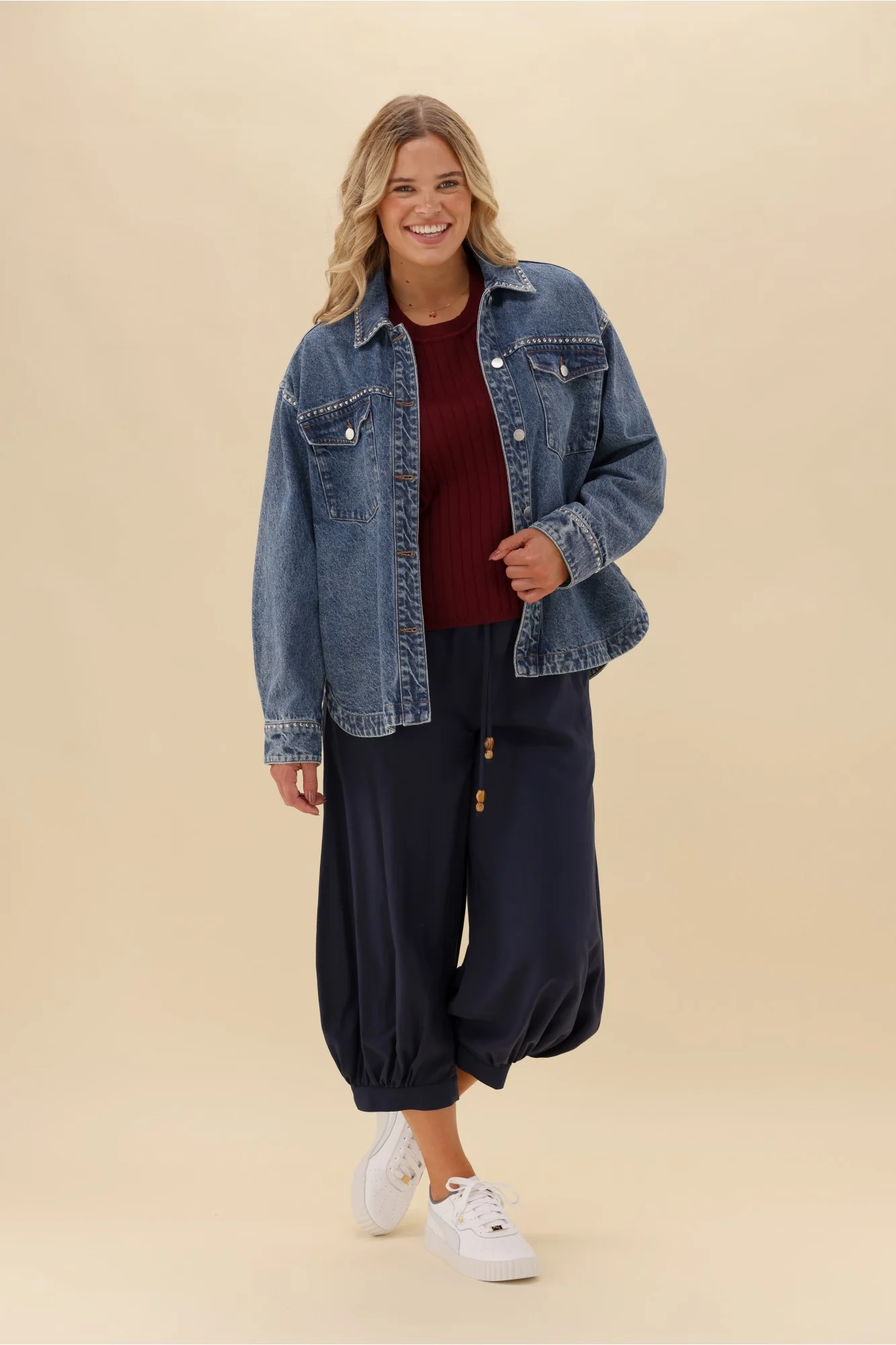 Sunday Boho Rhii Pant Navy - Image 5