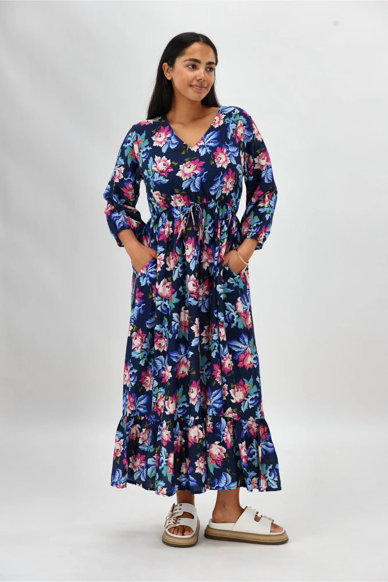 Sunday Boho Rochelle Dress Print Floral - Image 3