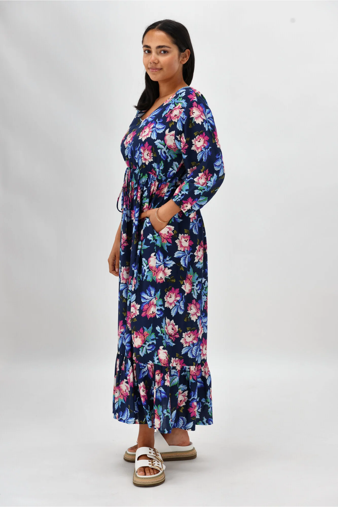 Sunday Boho Rochelle Dress Print Floral - Image 4