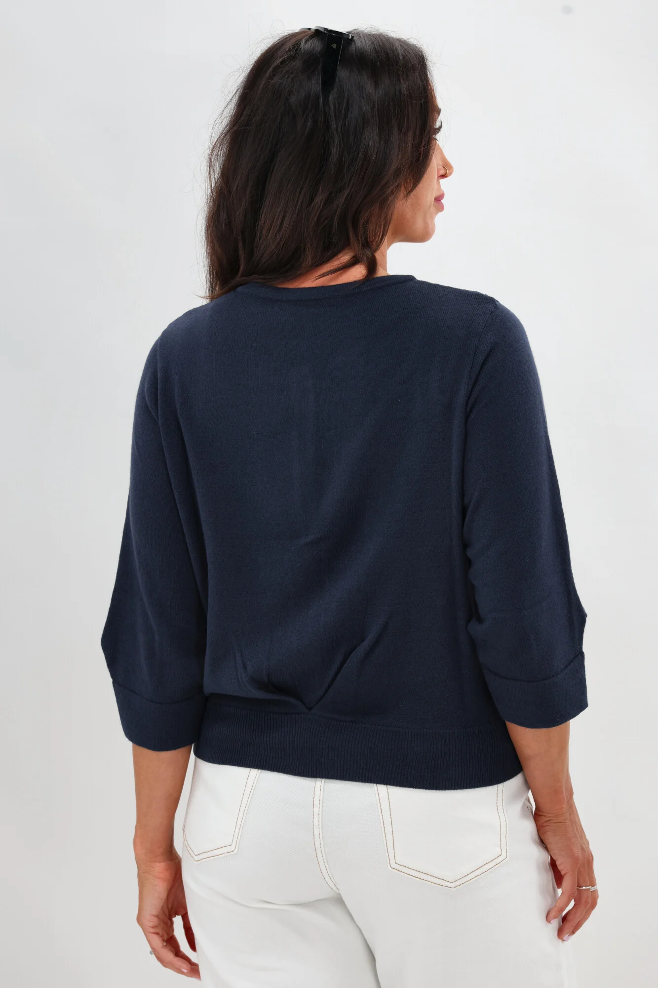 Sunday Boho Salma Lace Cardigan Navy - Image 9