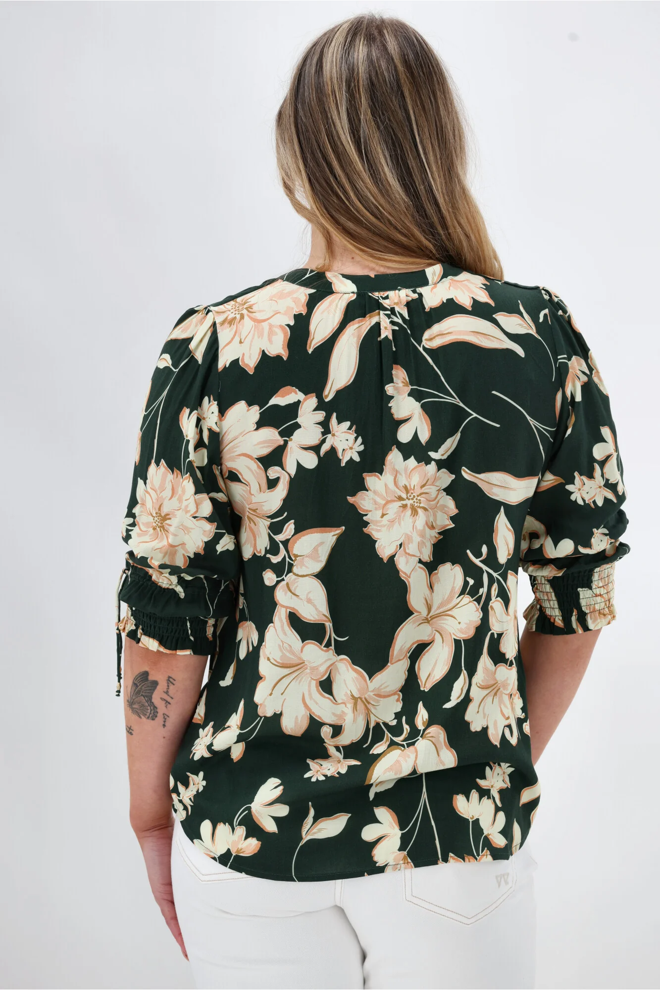 Sunday Boho Samara Top Green Floral - Image 7