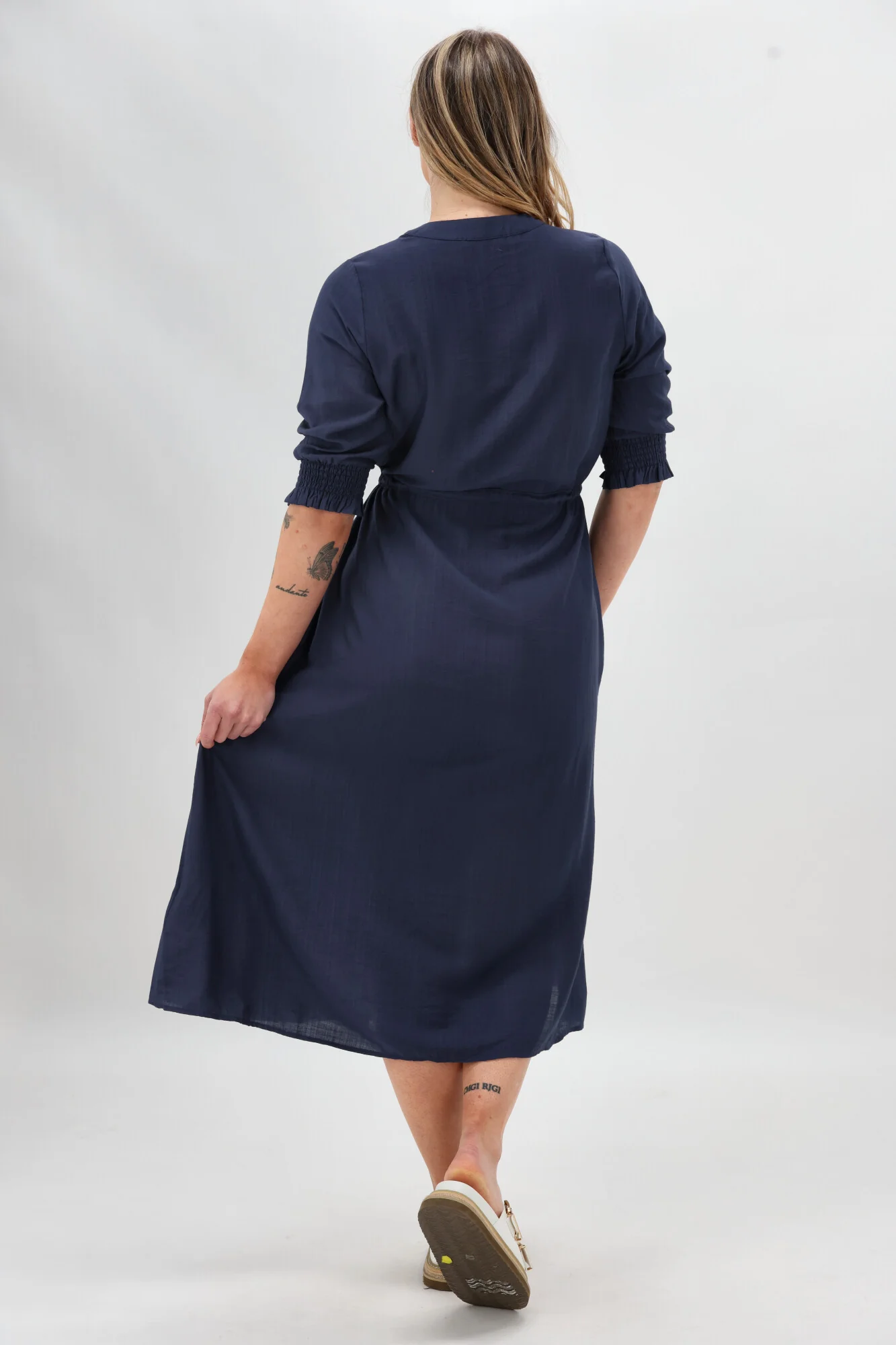 Sunday Boho St Tropez Dress Navy - Image 6