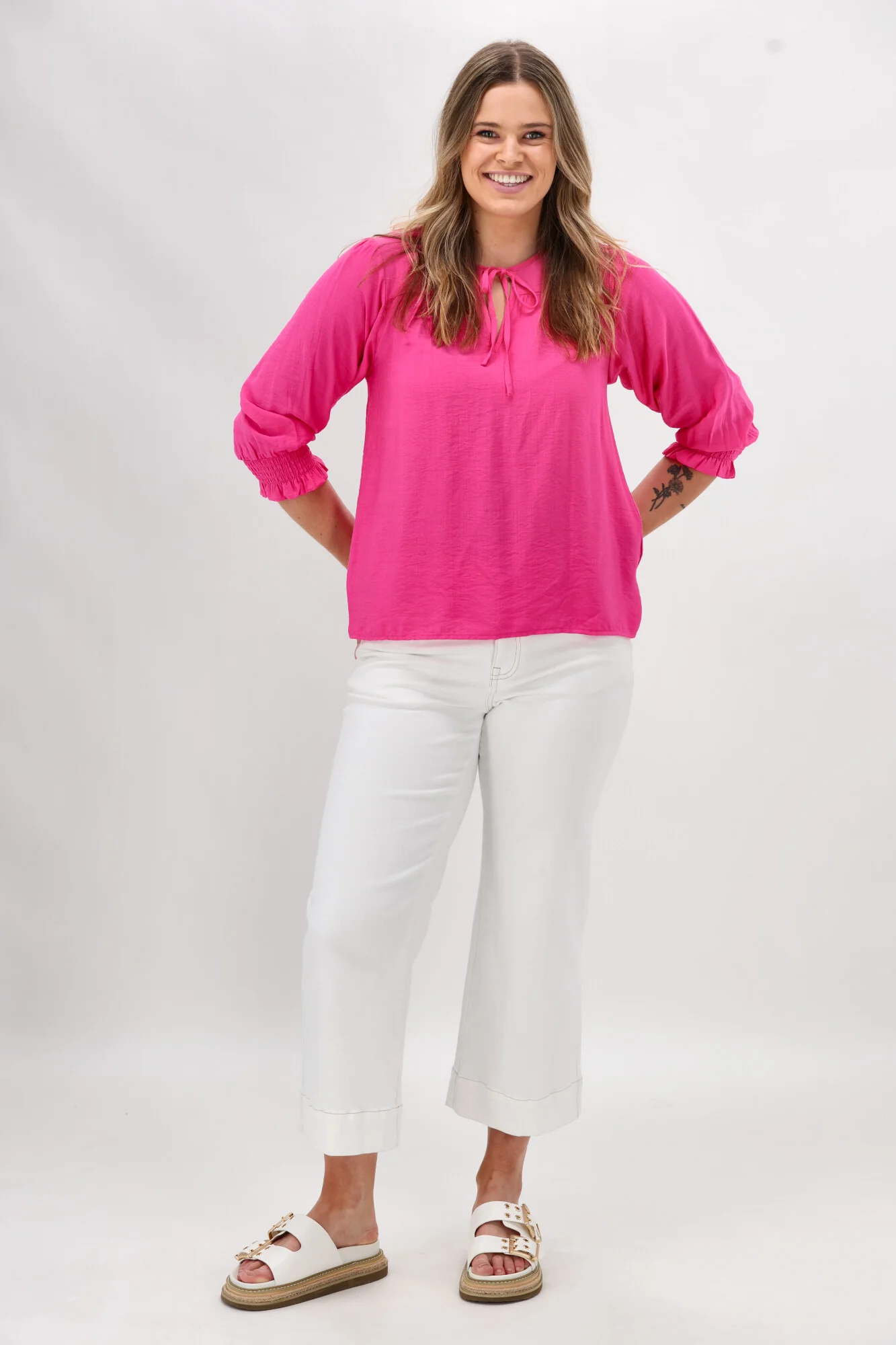 Sunday Boho St Tropez Top Pink - Image 2